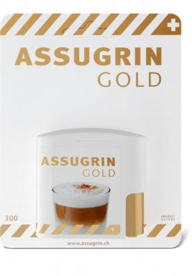 Assugrin Gold – Süssstoff-Tabletten, Dispenser – 300 Tabletten