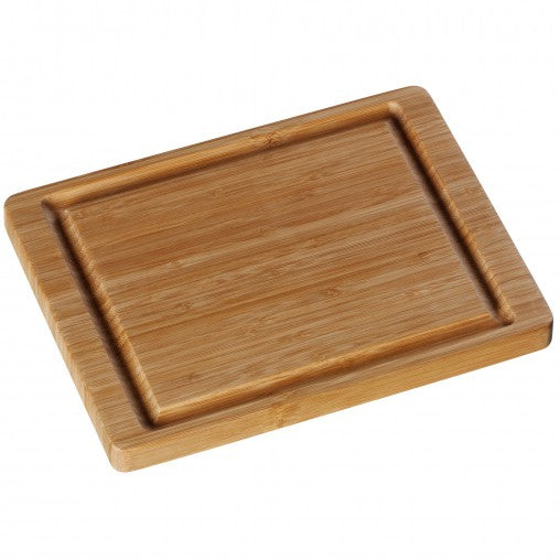 WMF Schneidebrett 20 × 26 × 2,1 cm, Bambus, mit Saftrille, Braun