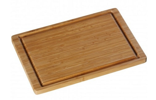 WMF Schneidebrett 38 × 25 cm, Bambus, mit Saftrille, Braun