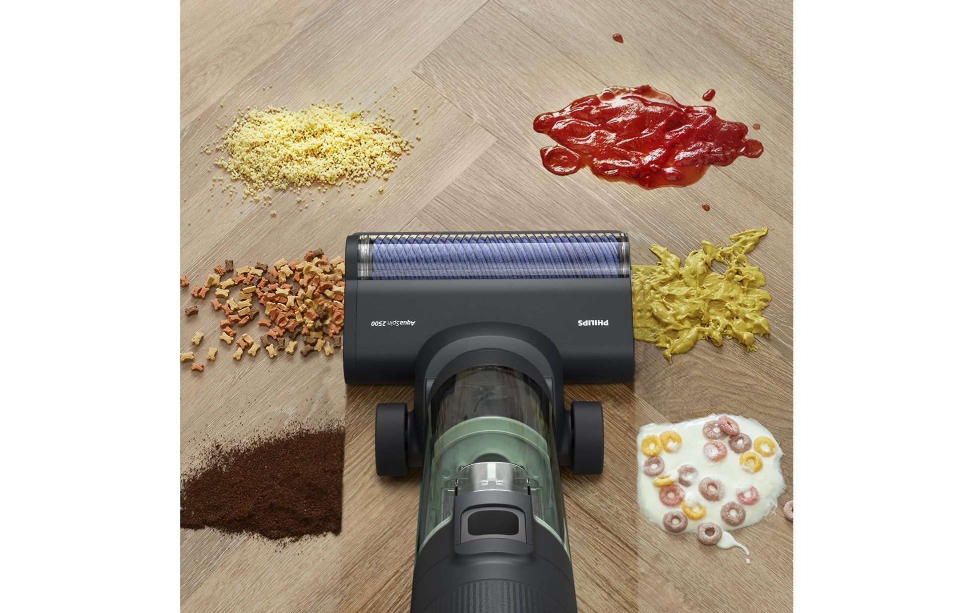 Philips Hartbodenreiniger XW7263/11 – Schmutzwassertank 0,4 l, Akkubetrieb, 21,6 V