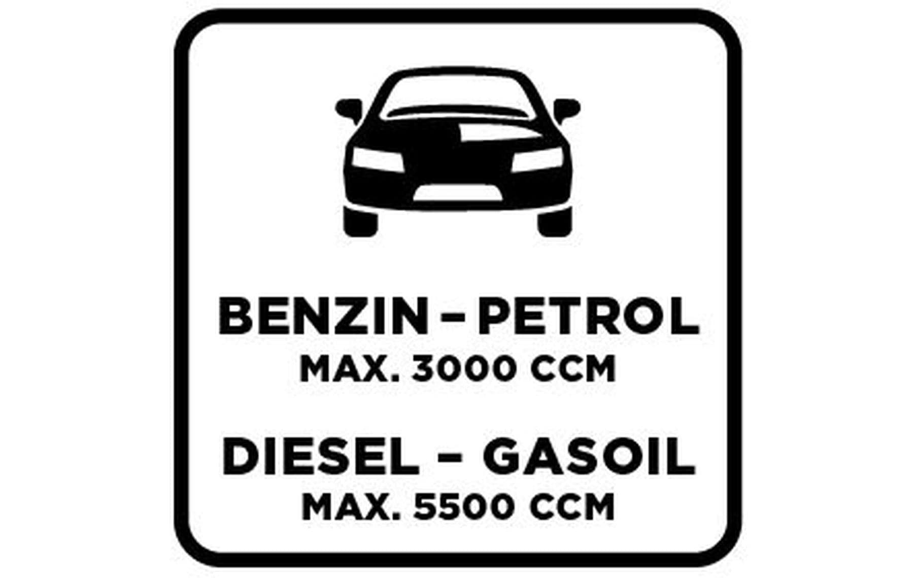 CPC Starthilfekabel, 3,5 m, 25 mm², 12 V – für Motoren bis 5'500 cm³