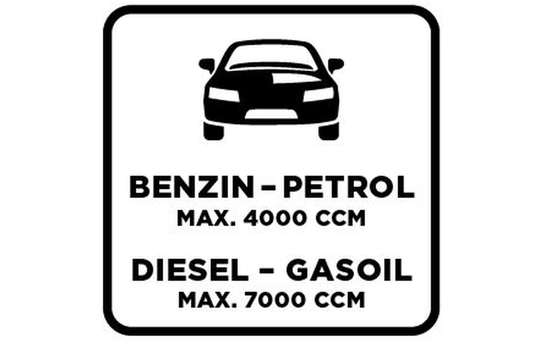 CPC Starthilfekabel – für Motoren bis 7'000 cm³ – 480 A, 4,5 m, 35 mm², 12 V