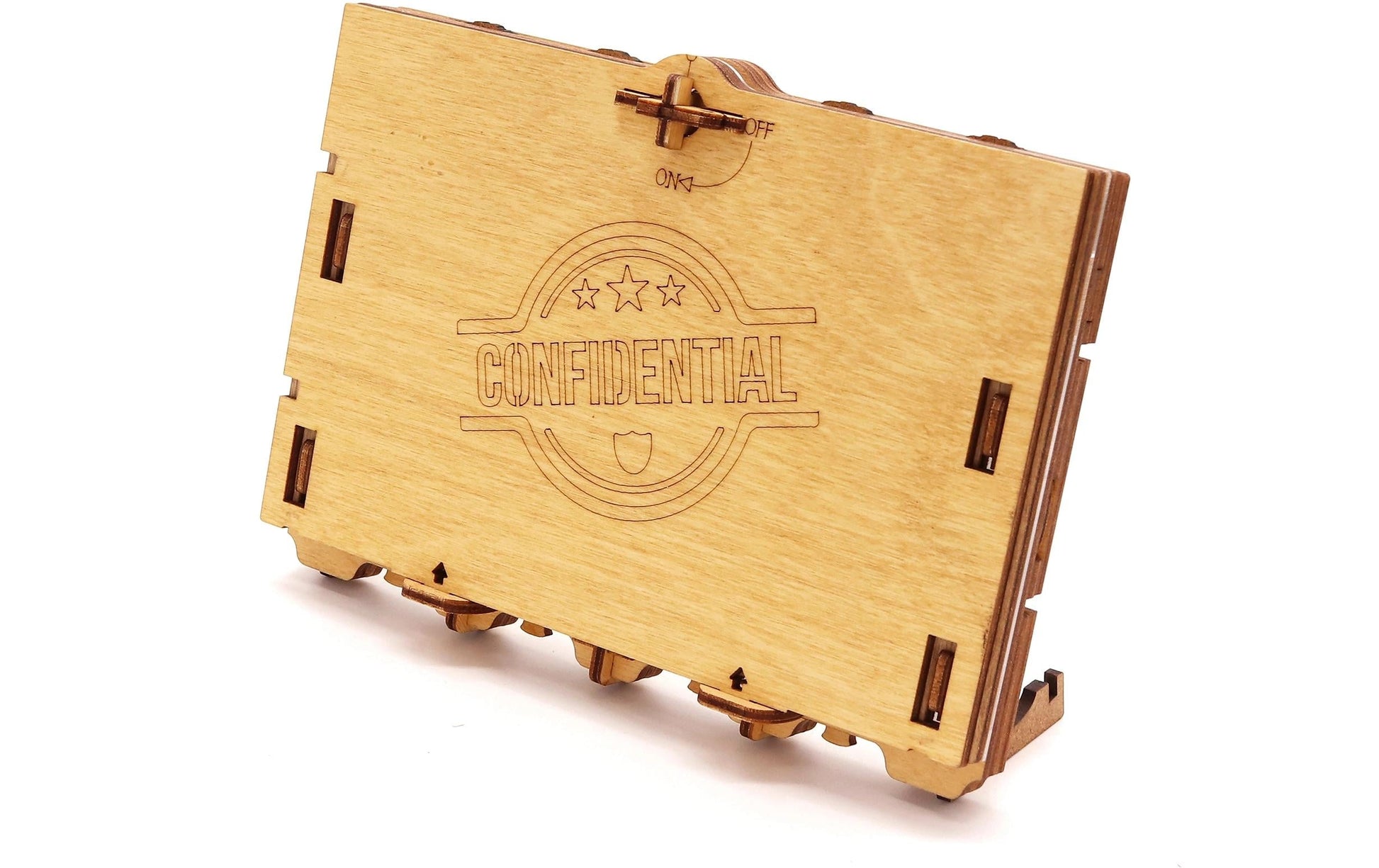iDventure ClueFrame Bilderrahmen – für 10 × 15 cm – Holz, natur