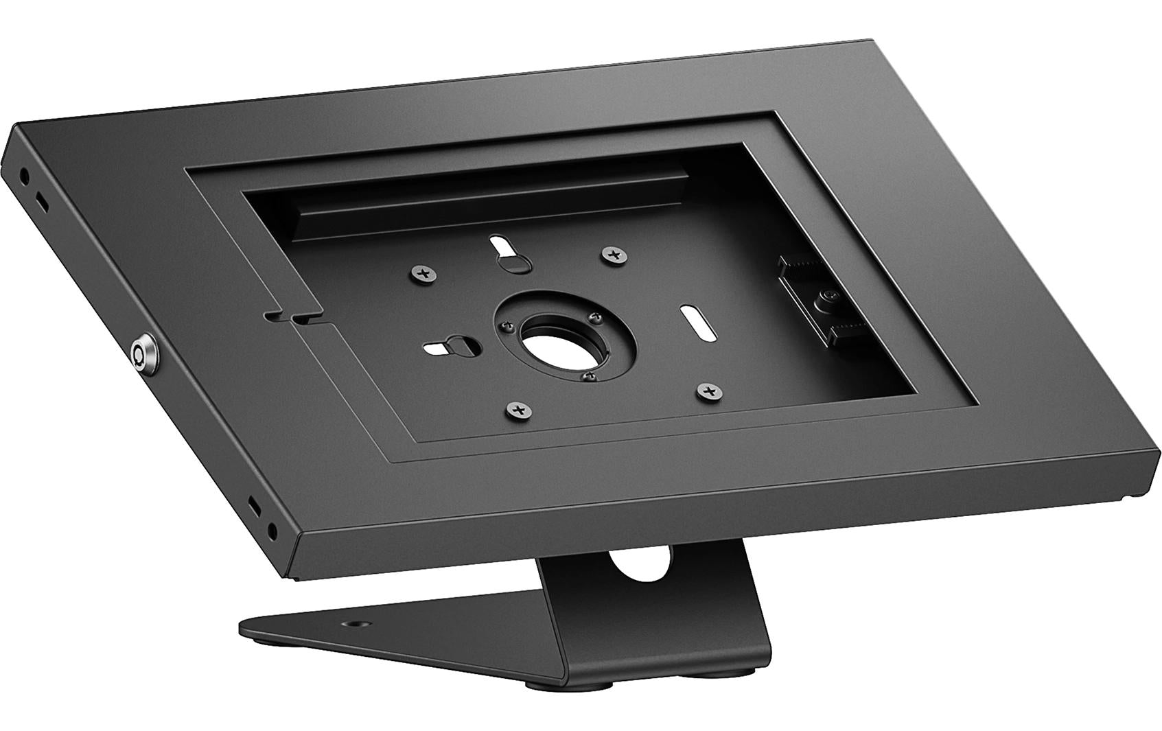 PureMounts PDS-6030 Tablet-Ständer für iPad 10,9" (8. Gen.) – abschliessbar – Schwarz