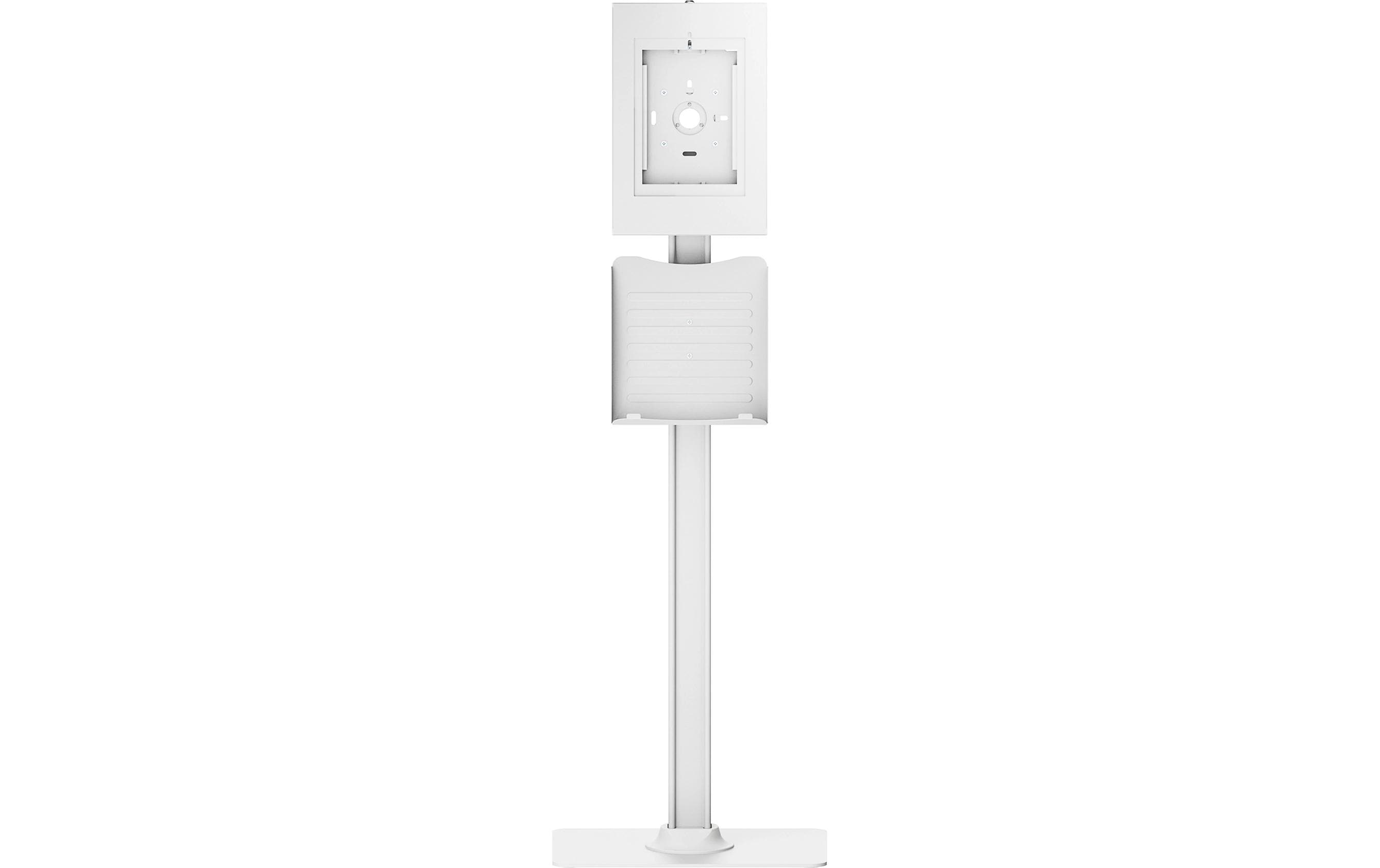 PureMounts Tablet-Bodenständer für iPad 10,9" (6. Gen.) – Diebstahlschutz – Weiss – PDS-6021