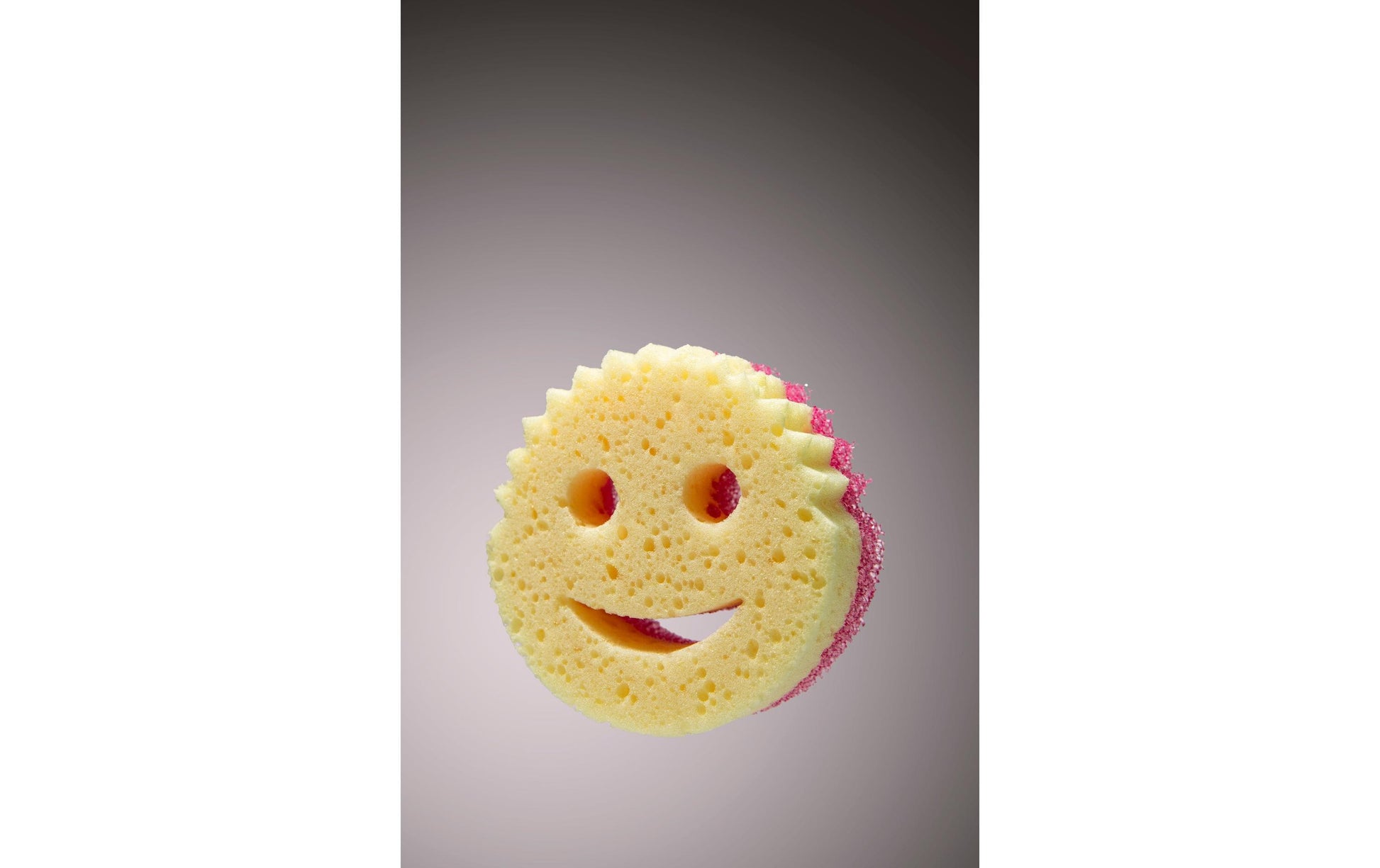 Scrub Daddy Spülschwamm Scrub Mommy – Schaumstoff, rund, für Küche, Ø 10,5 × 15,5 cm, pink, 1 Stk.