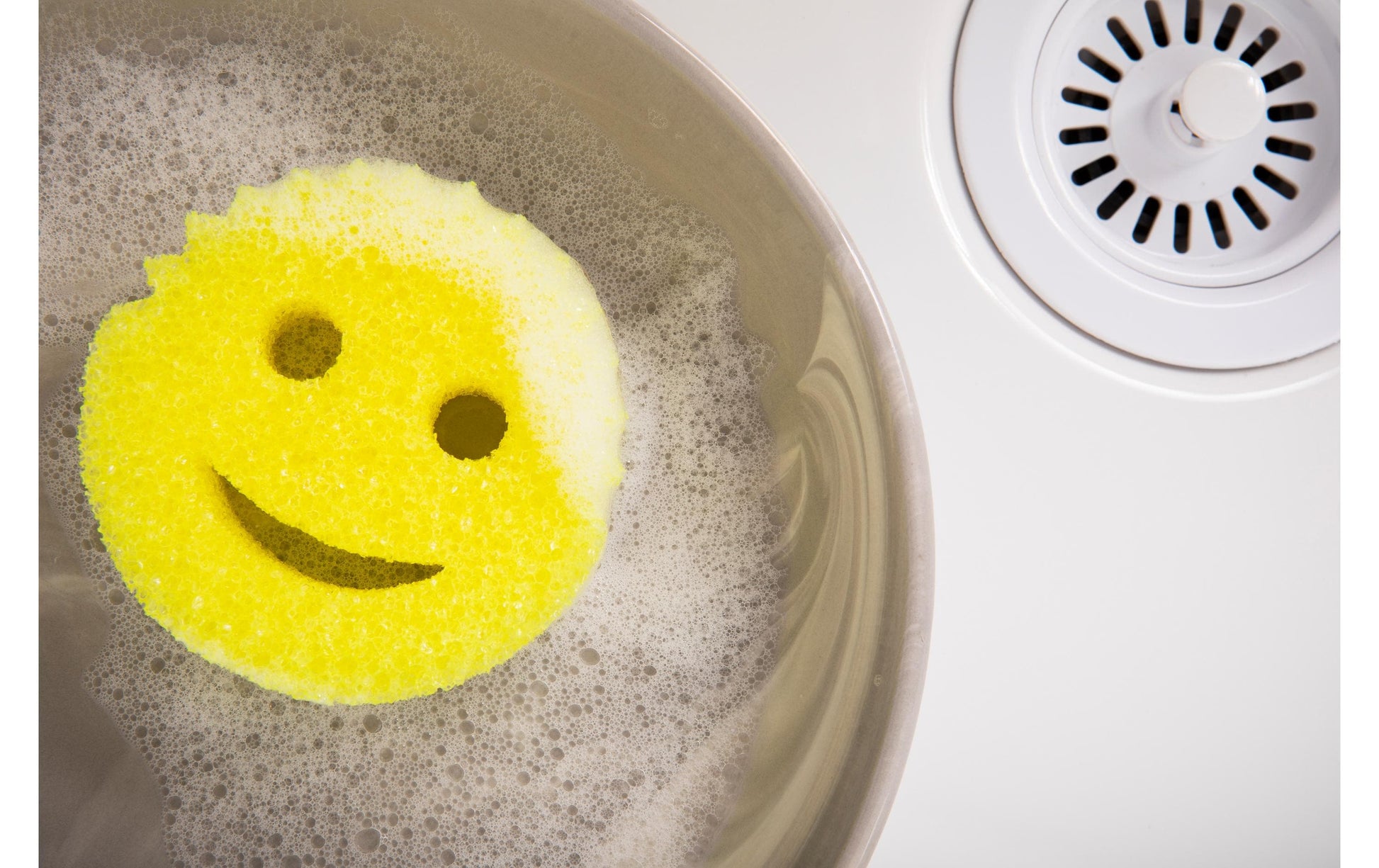 Scrub Daddy Naturschwamm Original – 15,5 × 10,5 cm, gelb, 1 Stk.