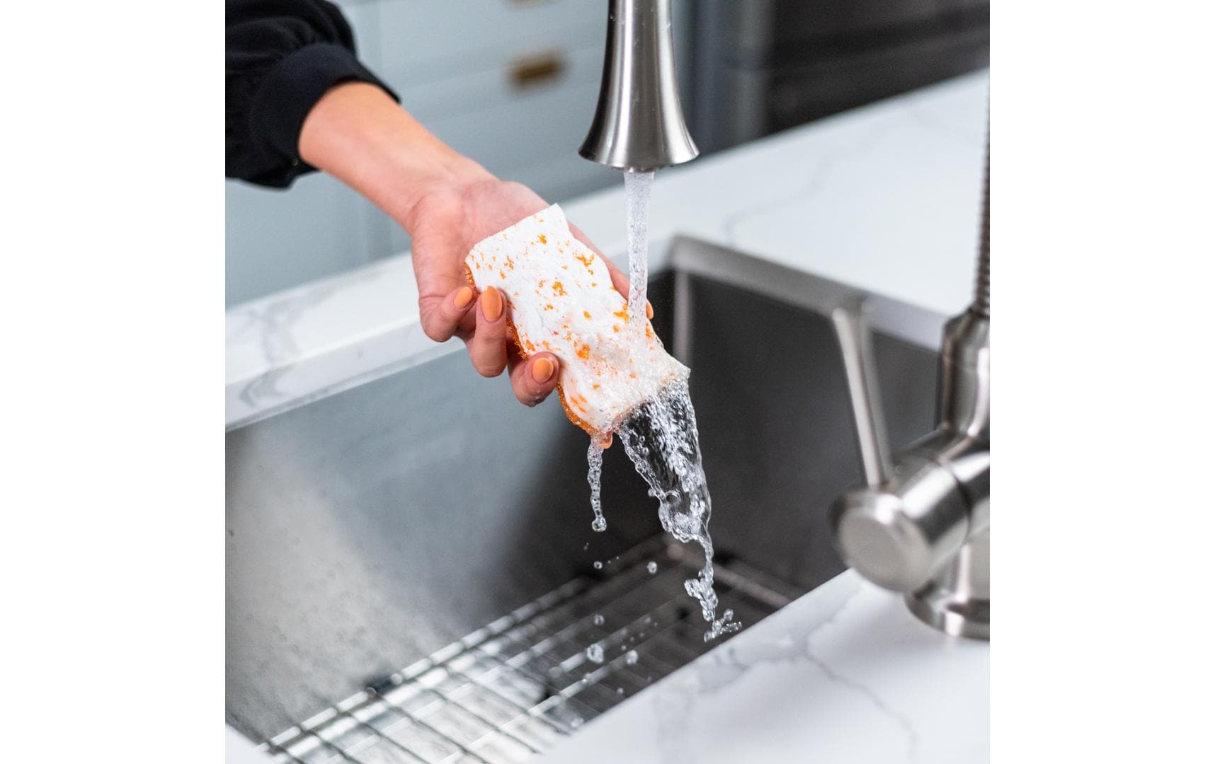 Scrub Daddy Fleckenradierer – Melamin, Rechteckig, für verschiedene Oberflächen, 15,7 × 7,2 cm, Weiss, 2 Stk.