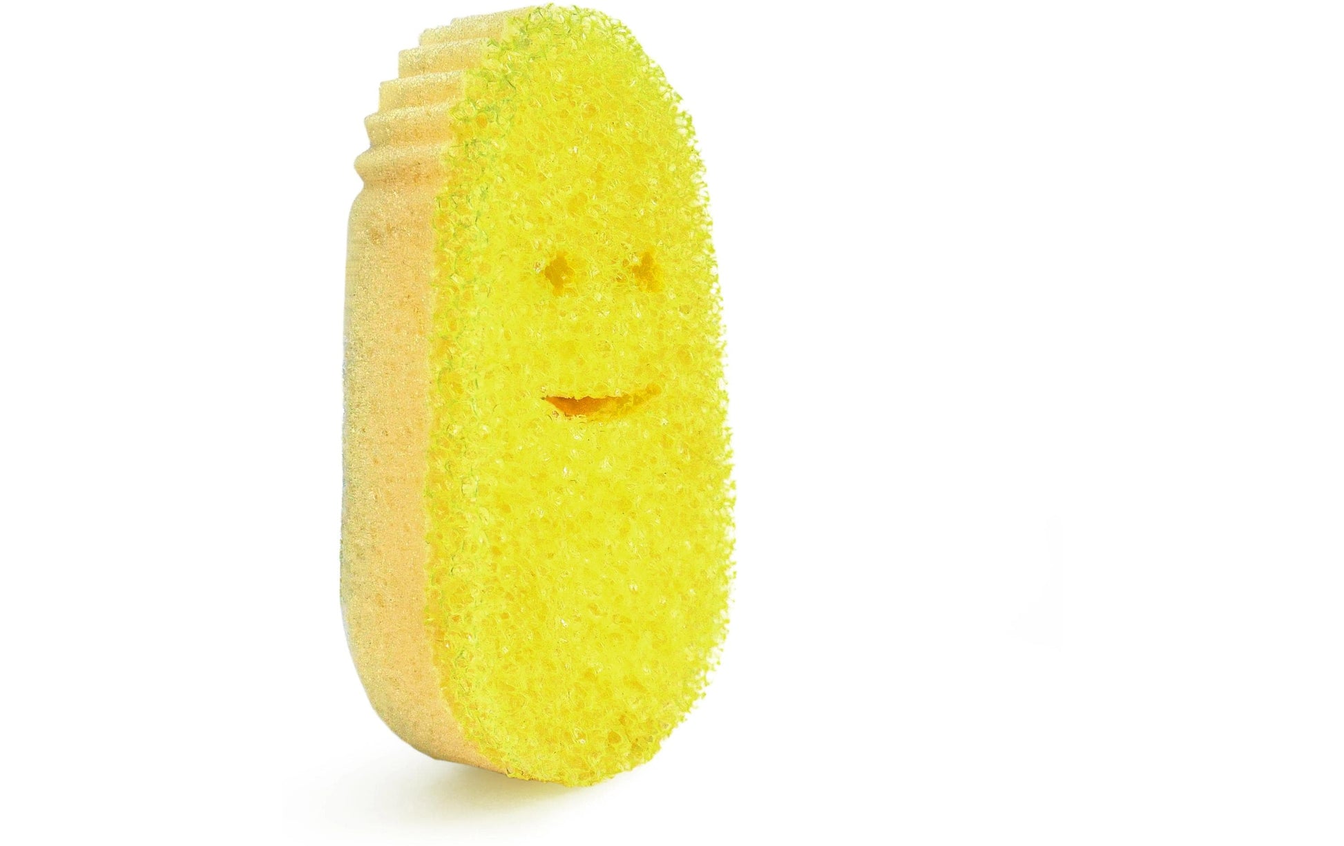 Scrub Daddy Abwaschbürste Dish Daddy – Kunststoff, 7 cm, gelb/blau, mit auswechselbarem Kopf