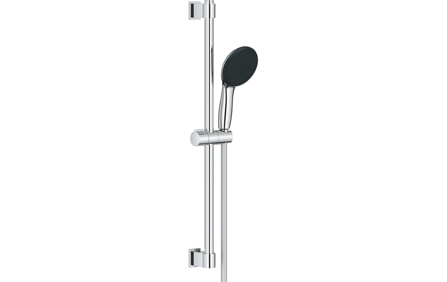 GROHE Duschsystem Vitalio Start – Schlauch 1,75 m, Metall, 2 Strahlarten, Chrom