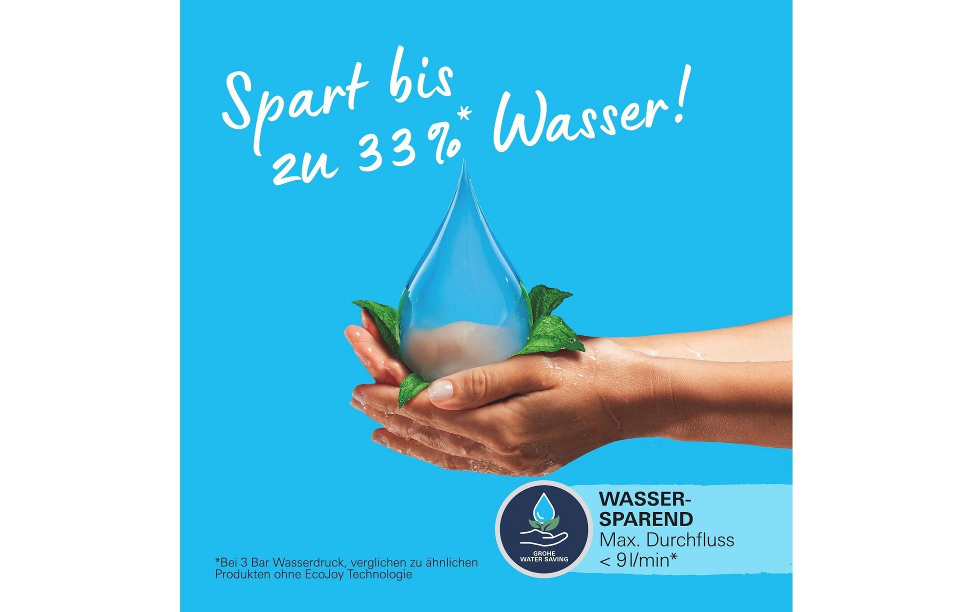 GROHE Duschsystem Vitalio Comfort 110 II – 175 cm, Kunststoff/Chrom, Klebestreifen