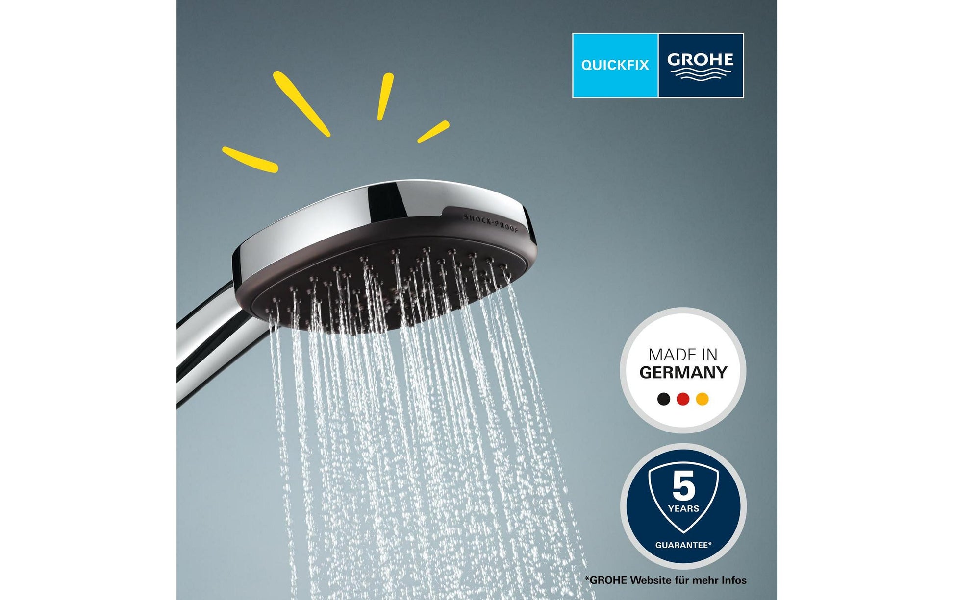 GROHE Vitalio Comfort 110 II Handbrause – Kunststoff, Chrom