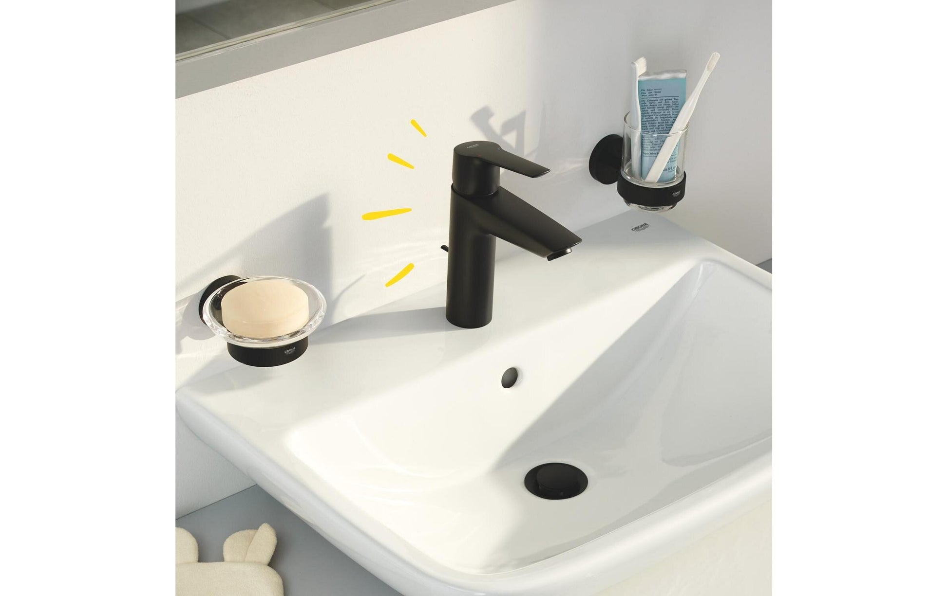 GROHE Start Einhebelmischer S – Anschlussmass 1/2", Metall, Schwarz