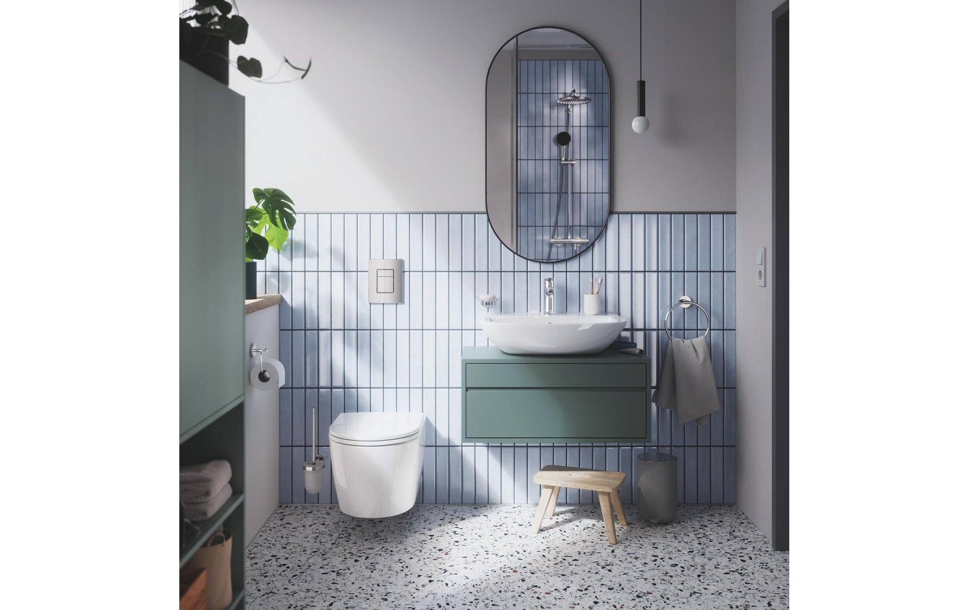 GROHE Start Cosmopolitan – Toilettenpapierhalter – Chrom, zum Bohren, ohne Deckel