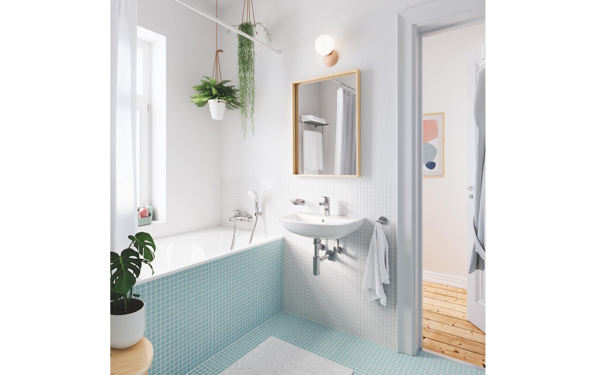 GROHE Haken Start Cosmopolitan – Metall, 5 kg, zum Schrauben, Chrom