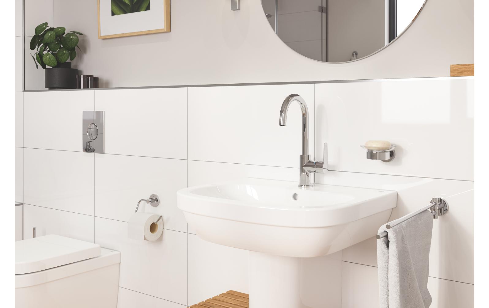 GROHE Start – Toilettenpapierhalter – chrom, klebend, zum Bohren