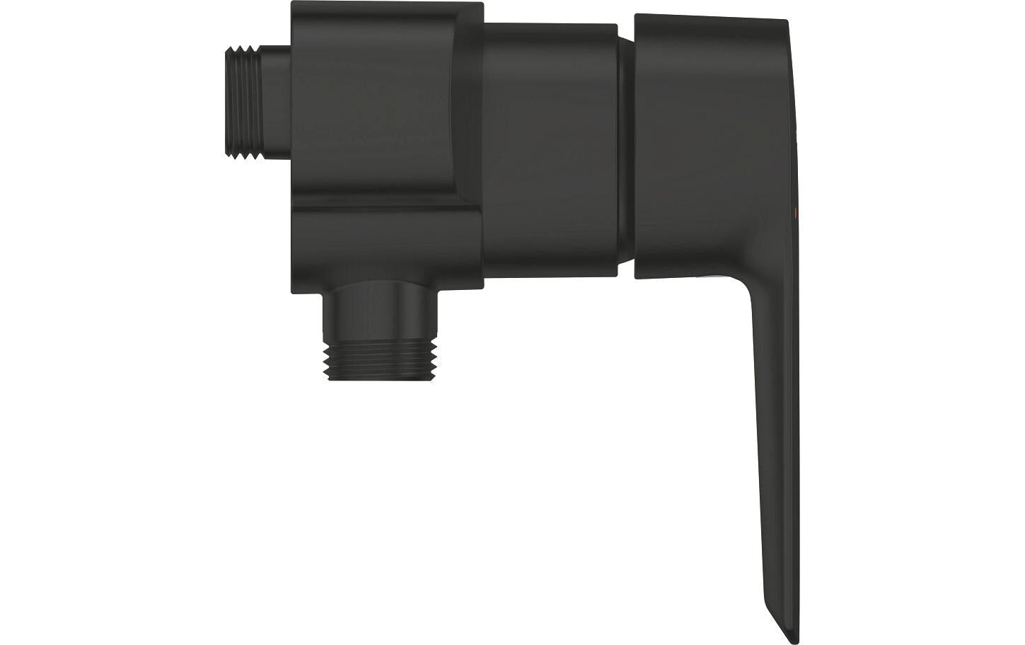 GROHE Start Badebatterie (Unterputz) – 15,3 cm, Metall, Schwarz