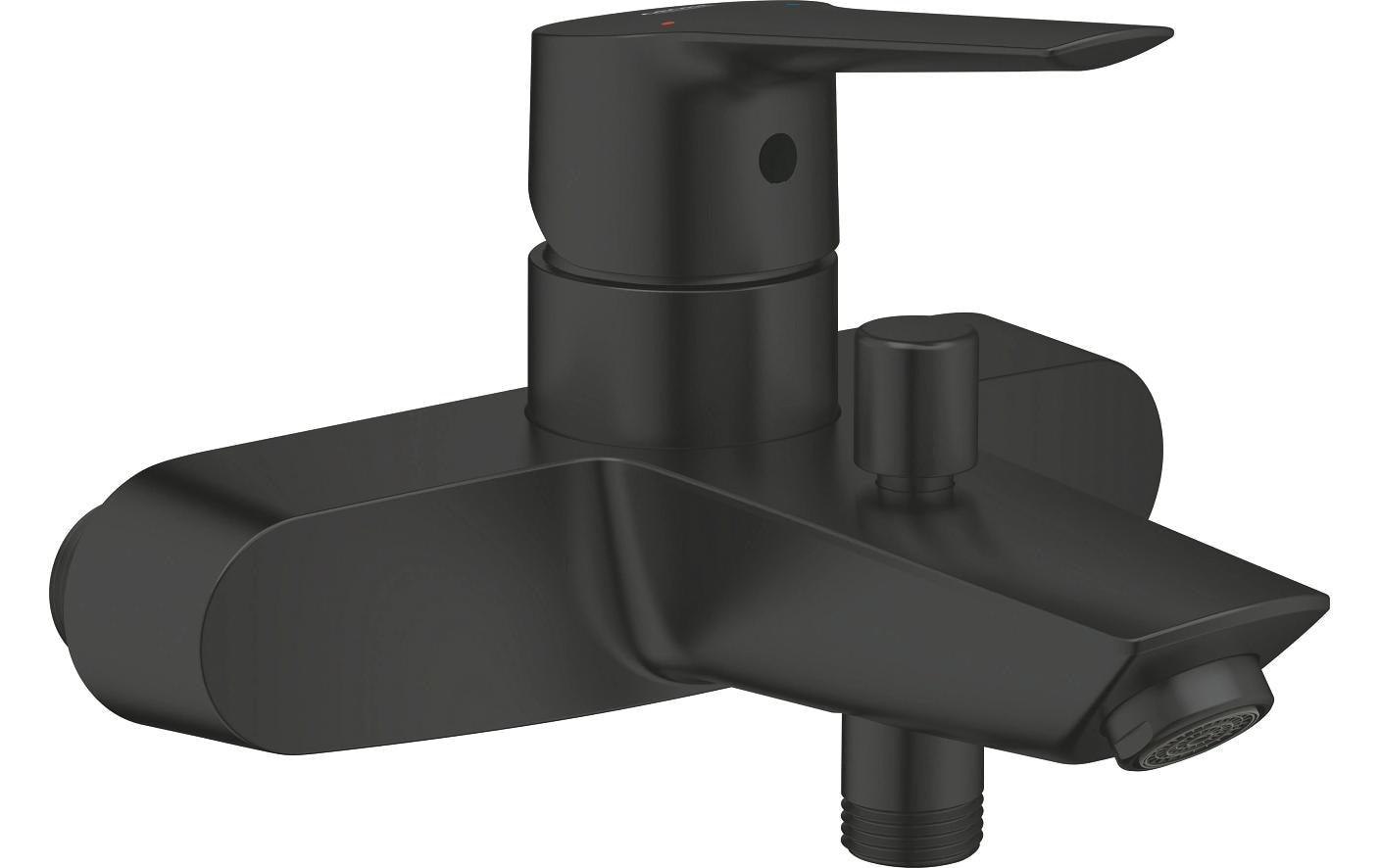 GROHE Start Badebatterie (Unterputz) – Einhebelmischer, Metall, Wandmontiert, Schwarz