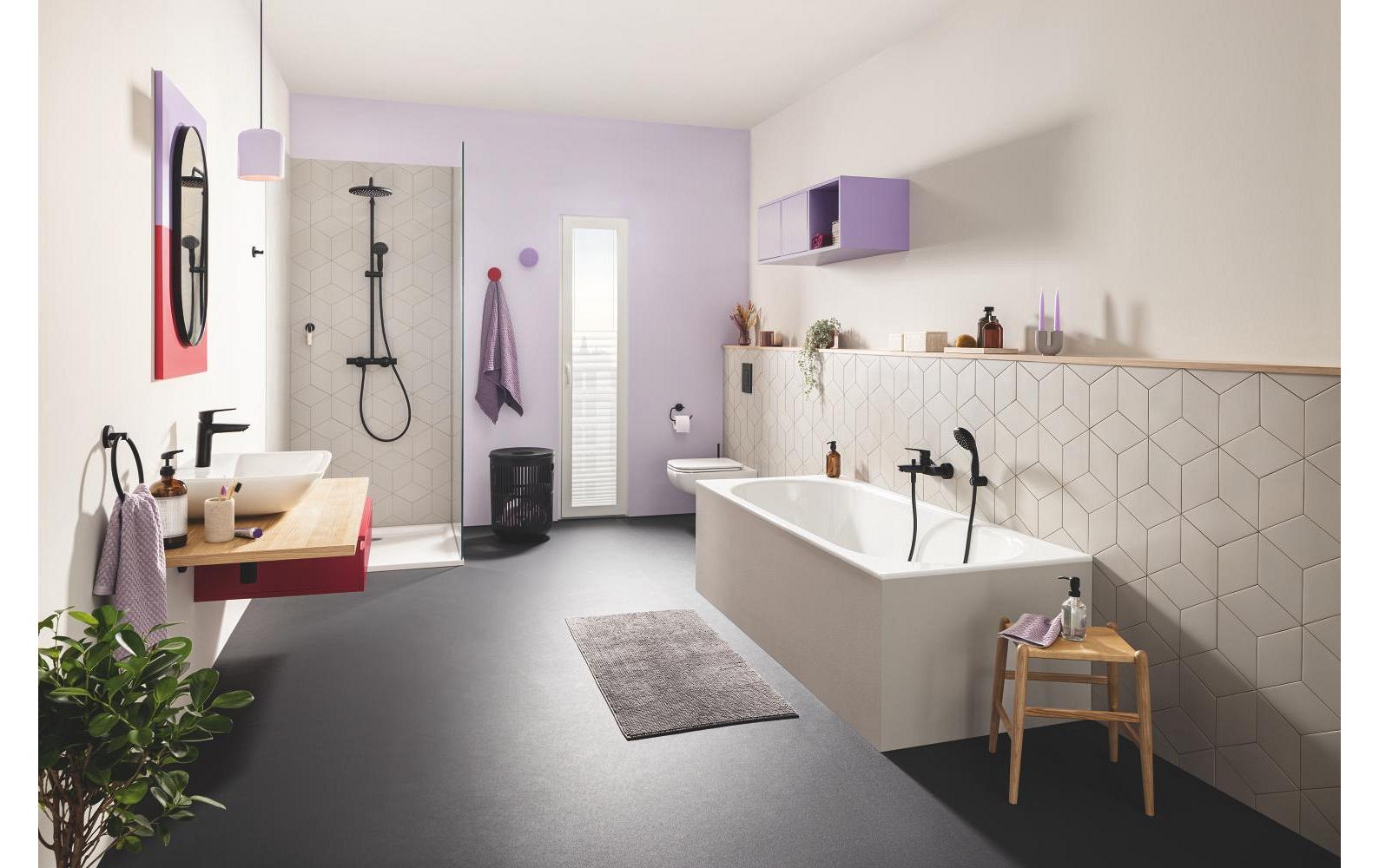 GROHE Haken Start – Metall, zum Schrauben, Schwarz