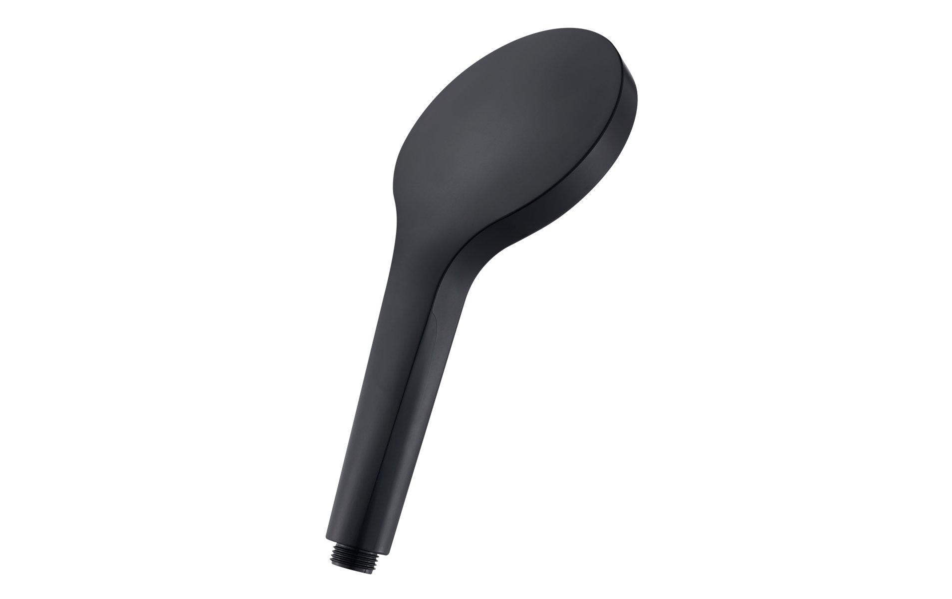 Diaqua Handbrause Tabit – Ø12 cm, ABS/Silikon, Schwarz matt
