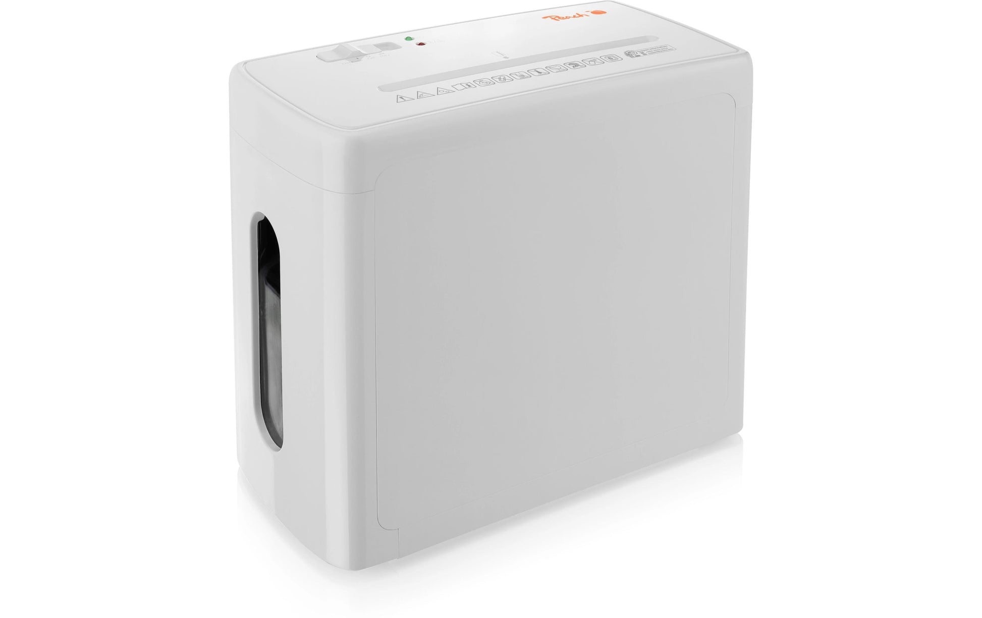 Peach PS500-15 Aktenvernichter – Streifenschnitt, P-4, 4 × 38 mm, 6 Blatt, 9 l