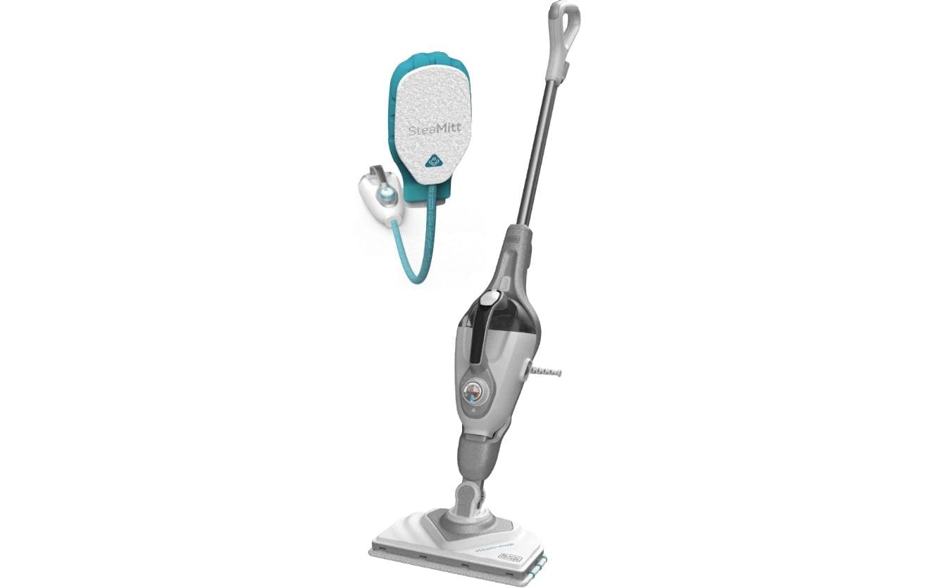 Black & Decker BLACK+DECKER Dampfbesen – 500 ml, grau, für Gartenmöbel