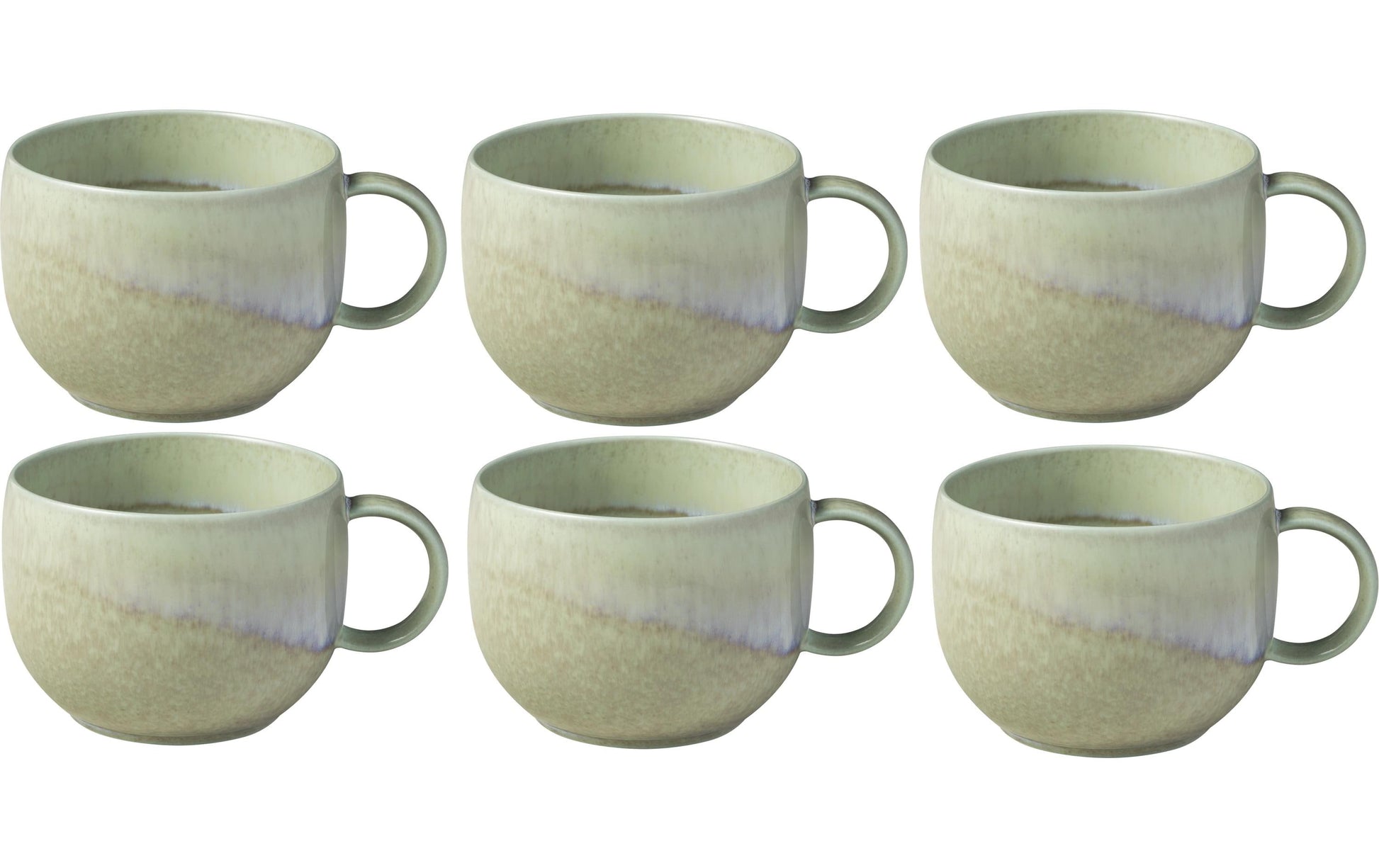 Villeroy & Boch Perlemor Alga Espressotasse – 0,06 l, Porzellan, Grün, spülmaschinenfest, mikrowellenfest, 6er Set