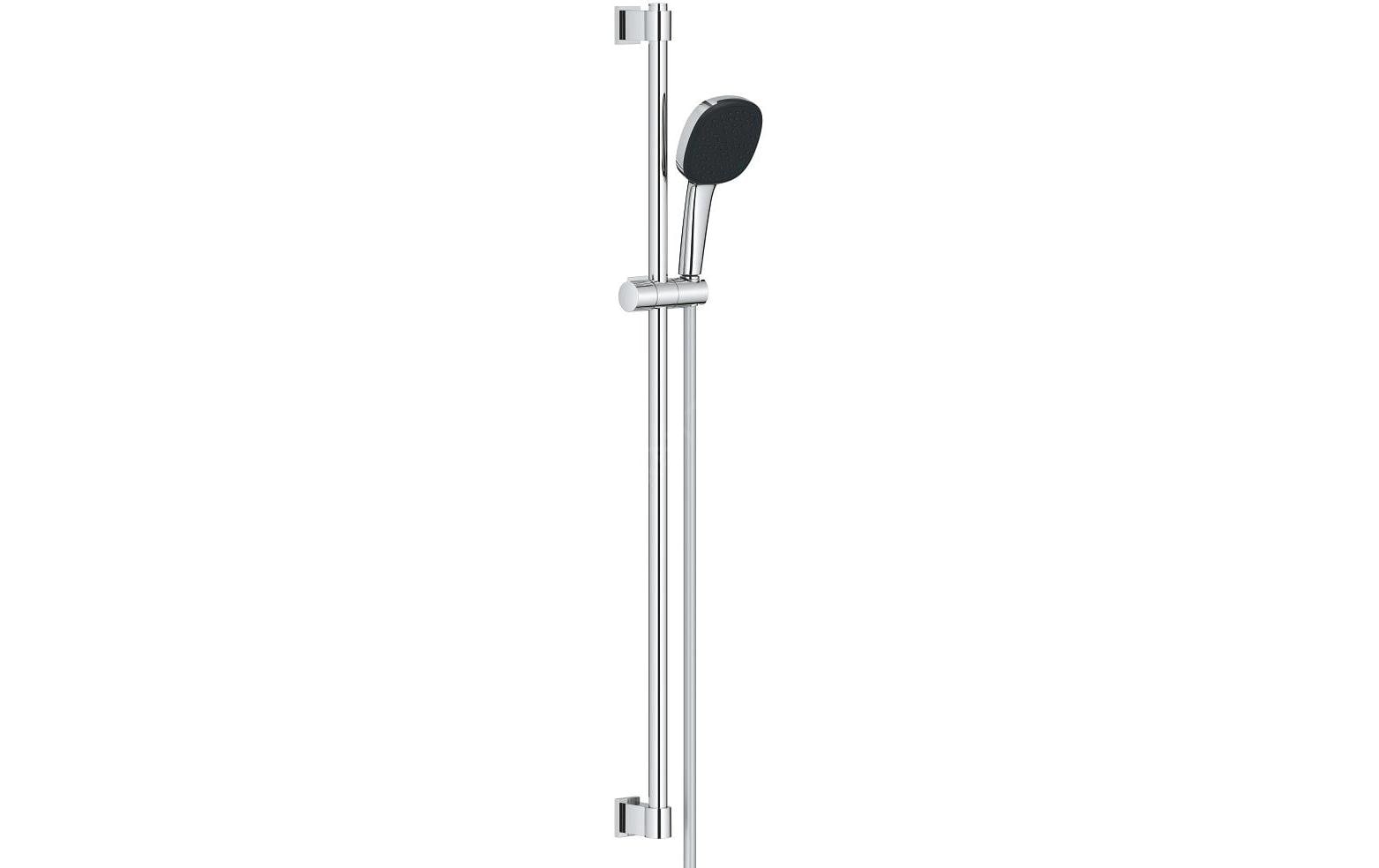 GROHE Duschsystem Vitalio Comfort 110 II – 175 cm, Kunststoff/Chrom, Klebestreifen