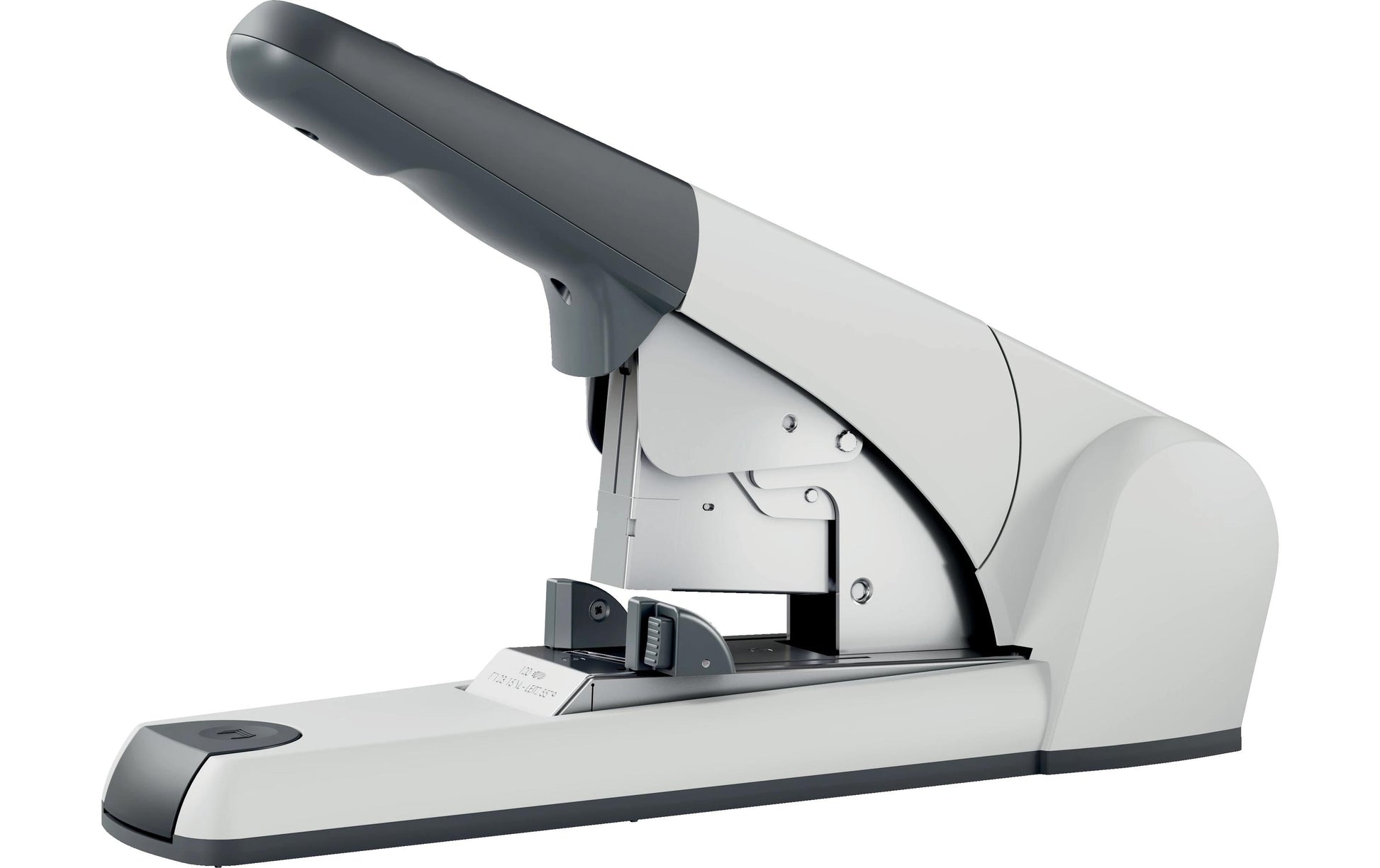 Leitz 5553 – Hefter, 120 Blatt, für 23/15XL, Flat-Clinch, verstellbarer Papieranschlag, Einlegetiefe 56 mm