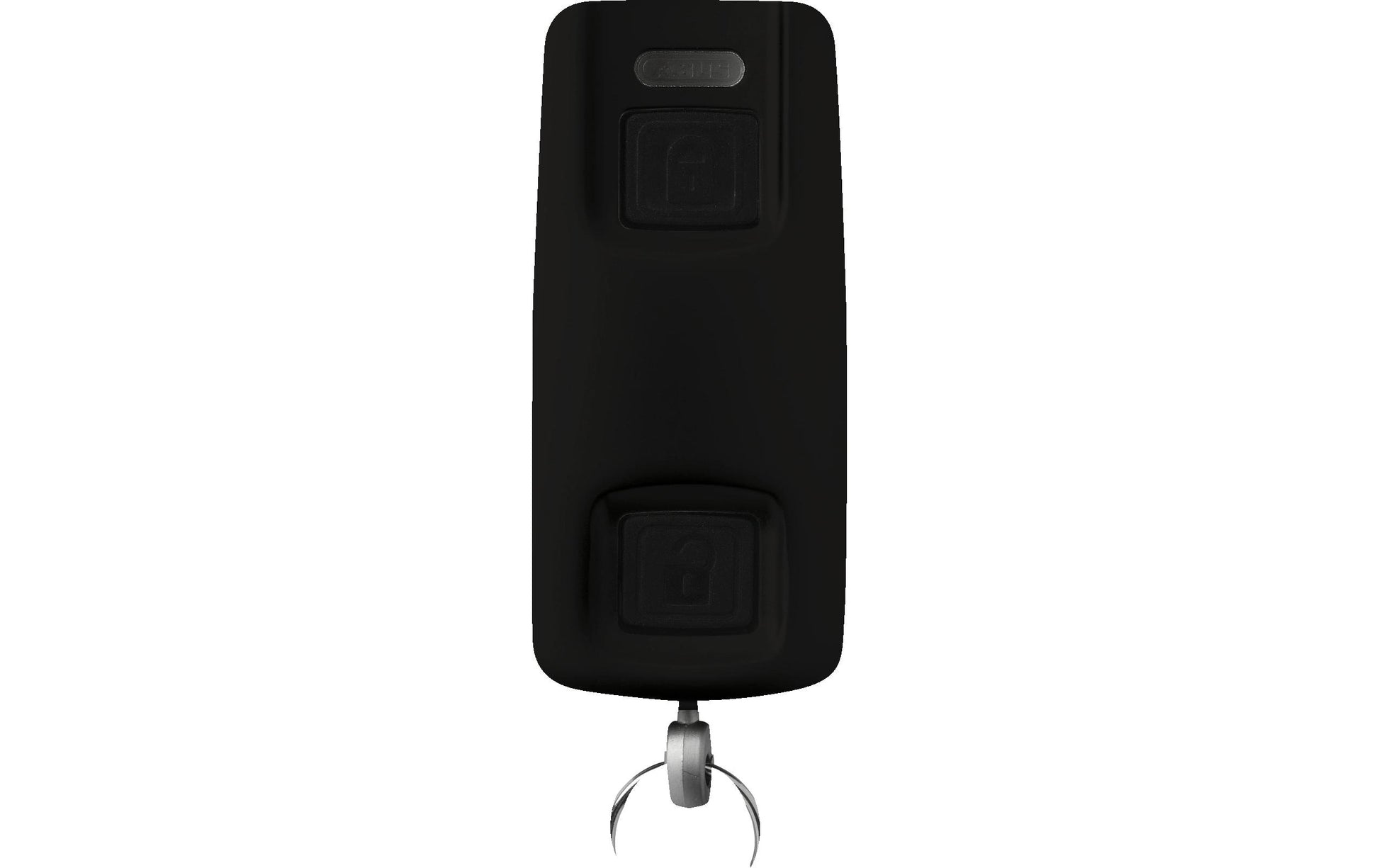 ABUS HomeTec Pro CFF3100 Fernbedienung – BT, 2 Tasten, Batteriebetrieb, 28×11×63 mm, Schwarz