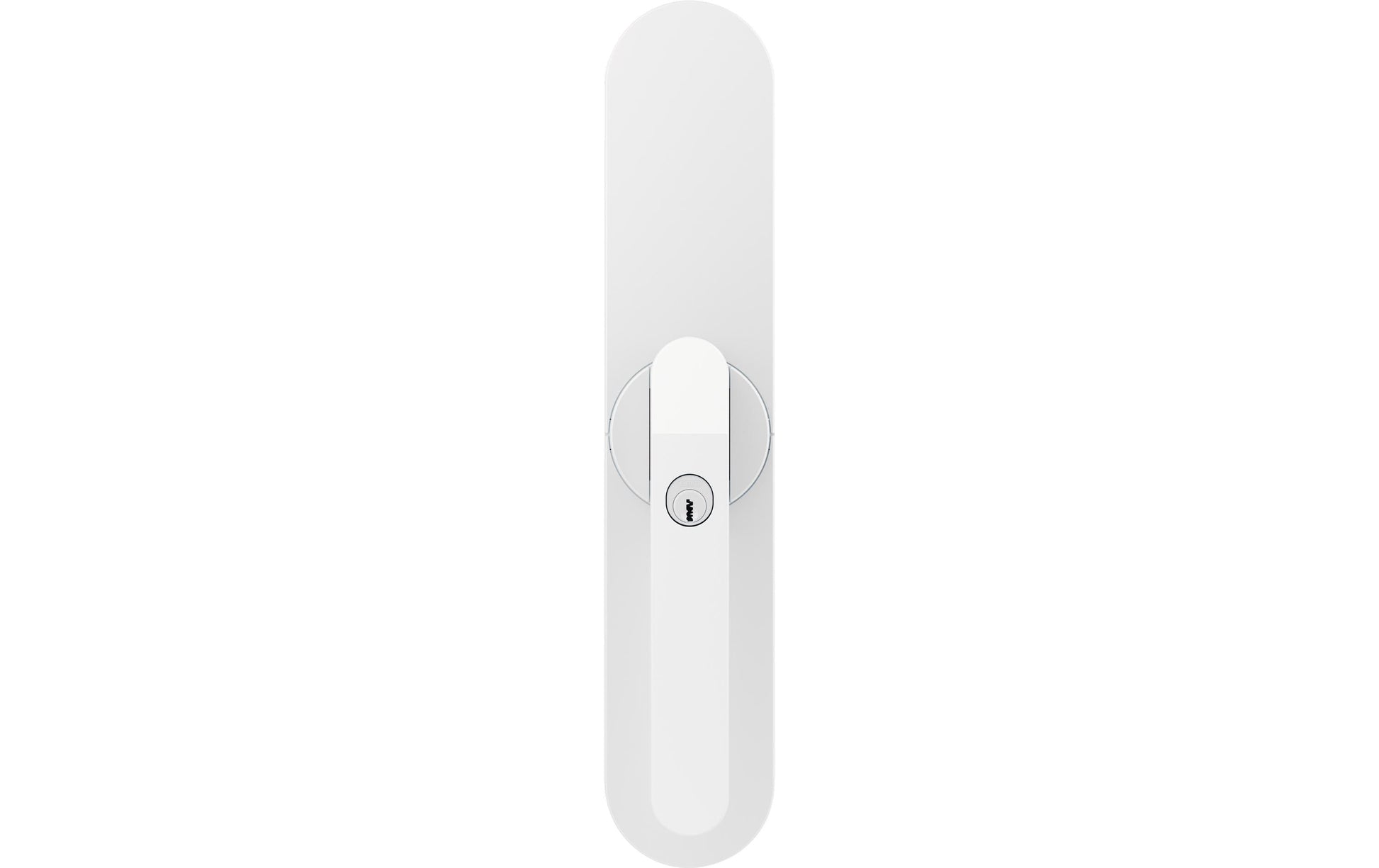 ABUS WINTECTO One FCA4100W Smart-Vorhängeschloss – BT, Batteriebetrieben (AA), Weiss, 63×92×300 mm