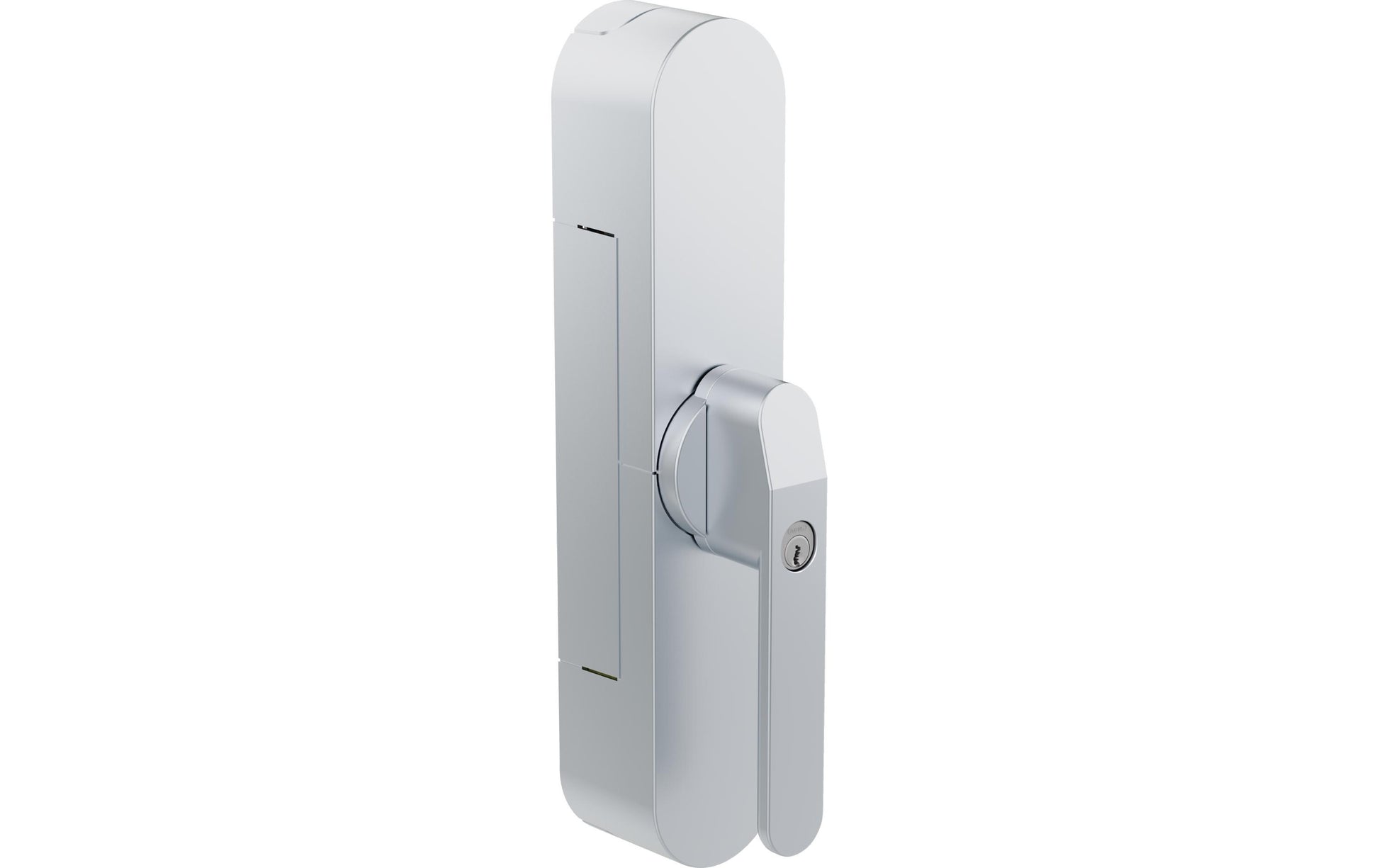 ABUS WINTECTO One FCA4100S Intelligentes Torschloss – BT, App, Balkontür, Batteriebetrieb, Silber, 63×92×300 m