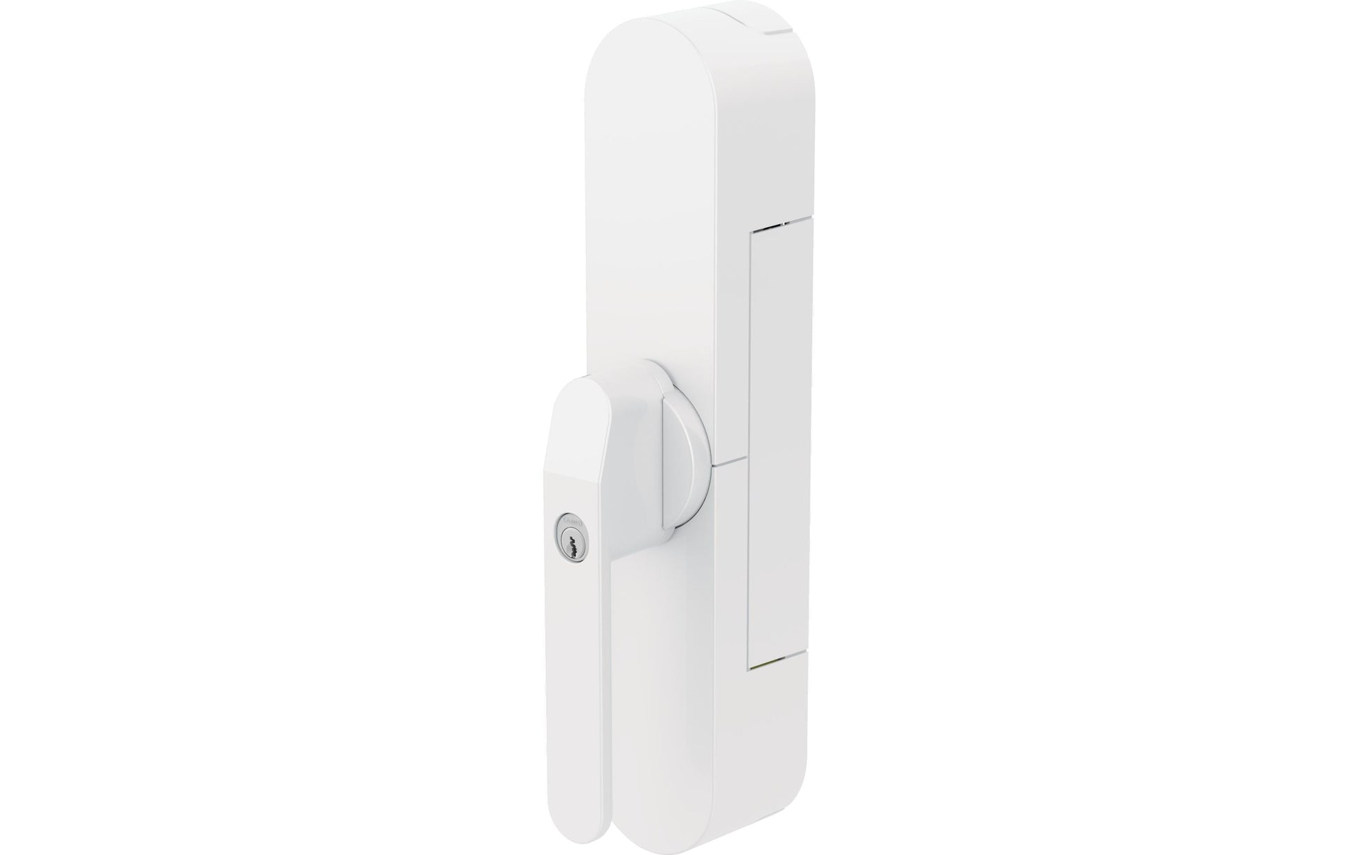 ABUS WINTECTO One FCA4100W Smart-Vorhängeschloss – BT, Batteriebetrieben (AA), Weiss, 63×92×300 mm