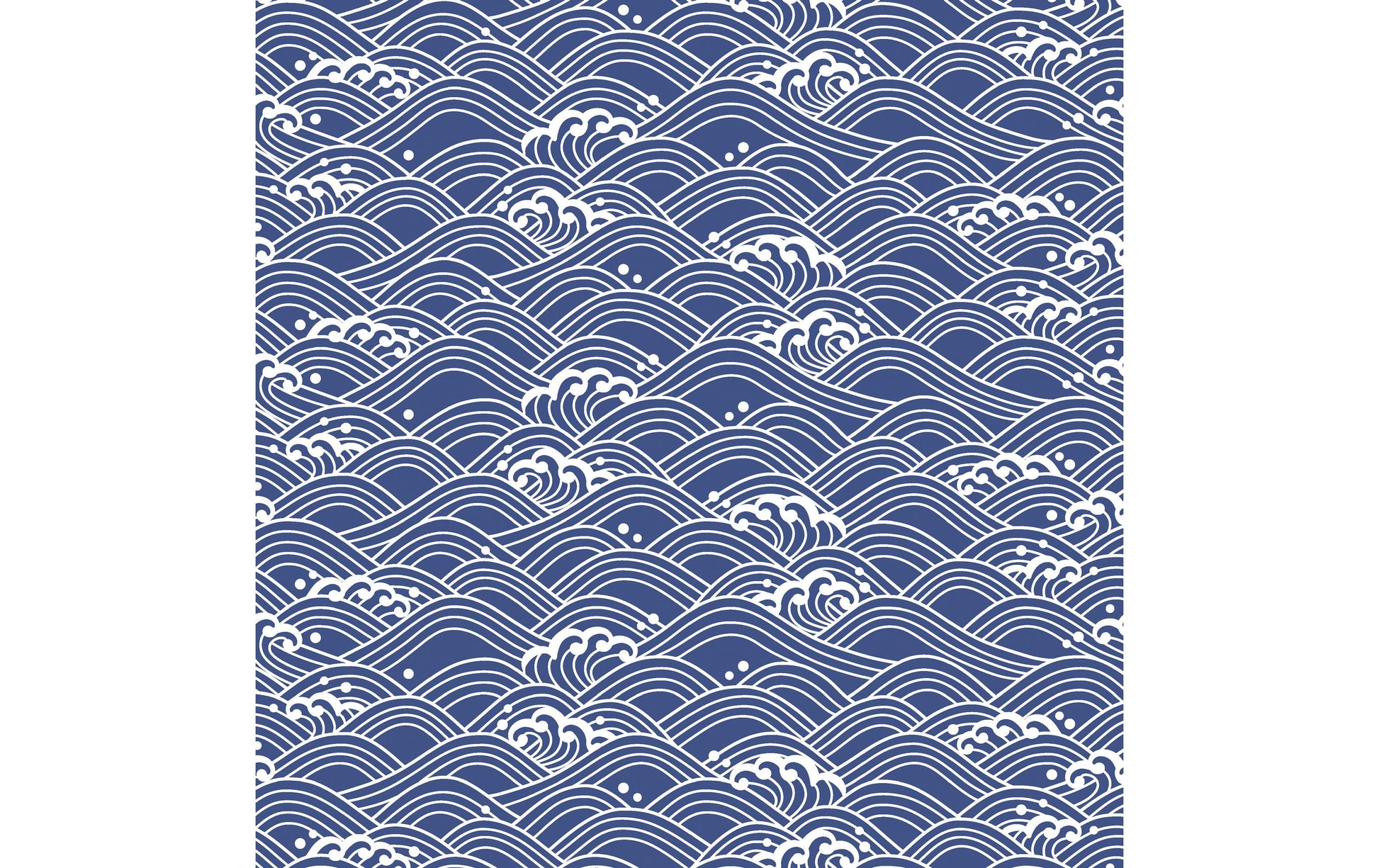 Paper + Design Servietten Wellen Blau – 33 × 33 cm, 3-lagig – 20 Stück