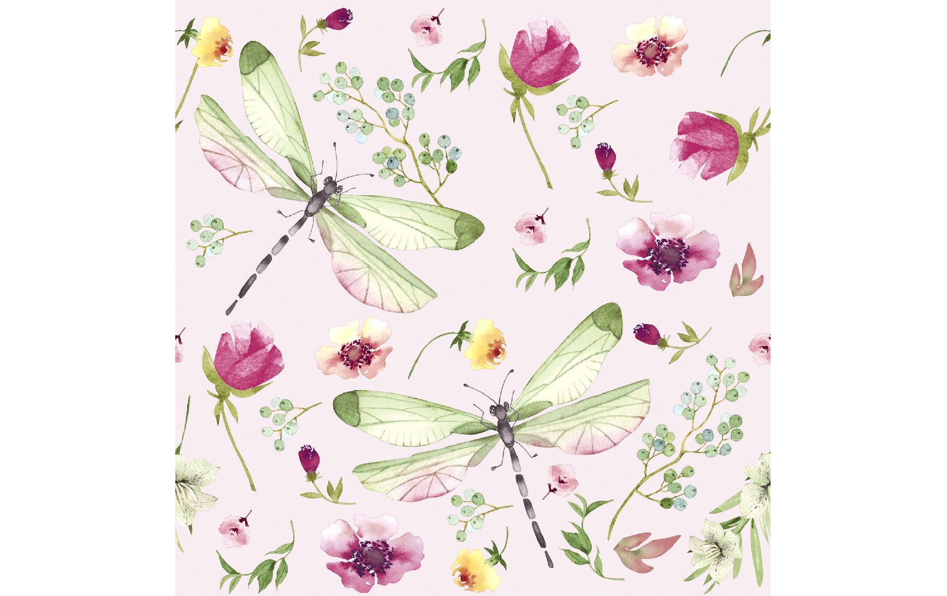 Paper + Design Servietten Summer Field – 24 × 24 cm, 3-lagig – 20 Stück