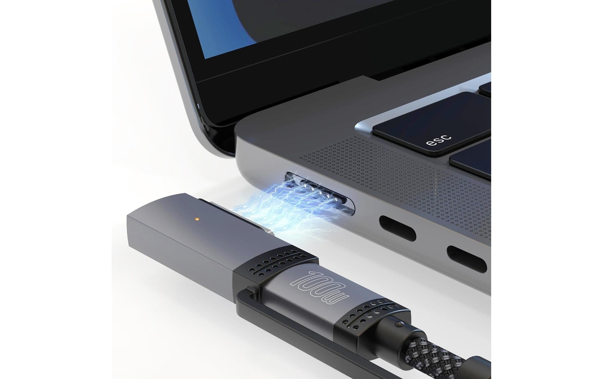 4smarts USB-Kabel, USB-C zu MagSafe 3, 2 m, USB 3, Lade-/Datenkabel