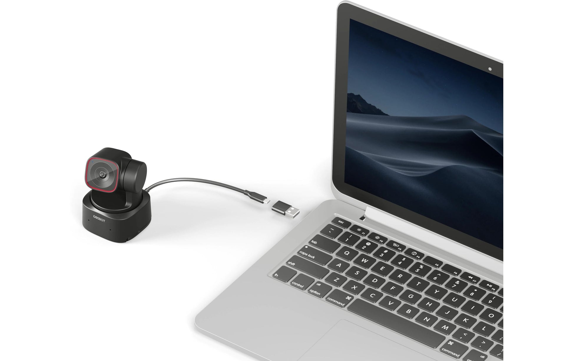OBSBOT Tiny 2 Lite – Webcam – 4K, USB 2.0, Autofokus, Auto-Framing, PTZ, 4× Digitalzoom, 90° Sichtfeld