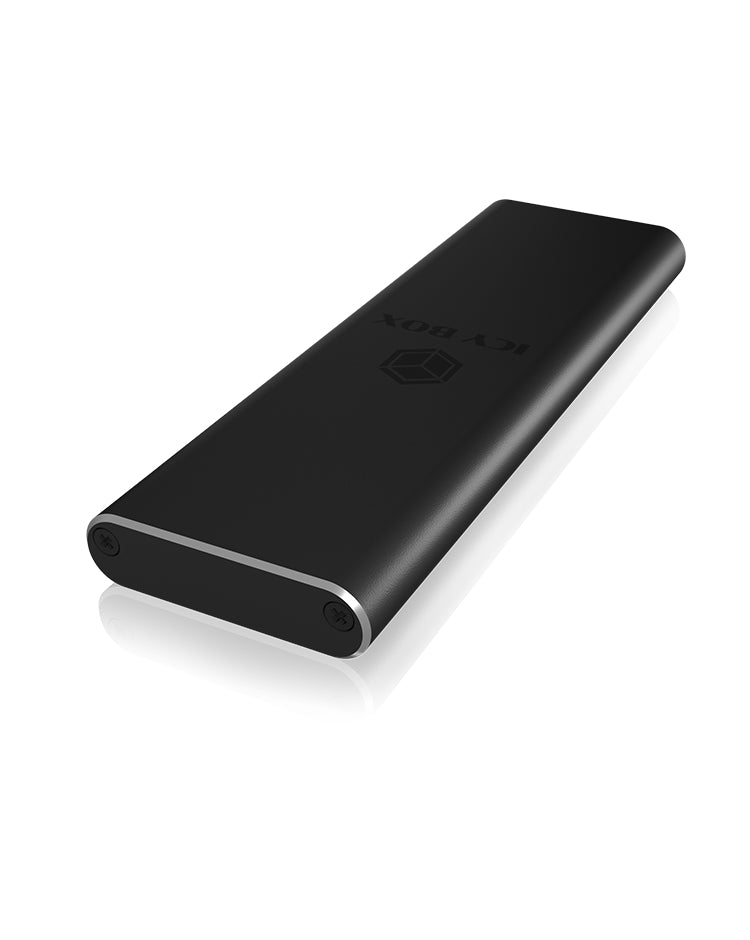 ICY BOX IB-183M2 – 1-Bay SSD-Gehäuse – für M.2 22×30/42/60/80 mm, SATA, B/B+M-Key – USB 3.2 Gen 1 (5 Gbit/s)
