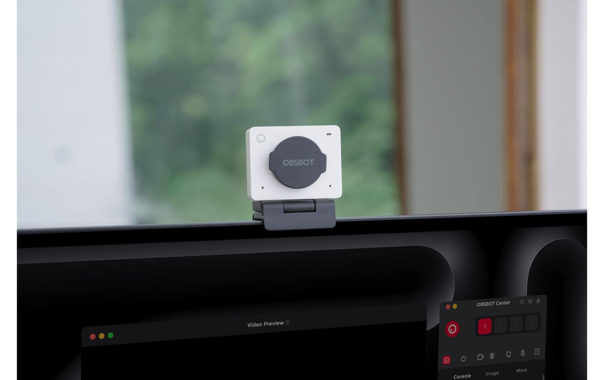OBSBOT Meet 4K – Webcam – 4K, USB-C, Autofokus, Auto-Framing, Speaker-Tracking, 4× digitaler Zoom, 79,4° FOV