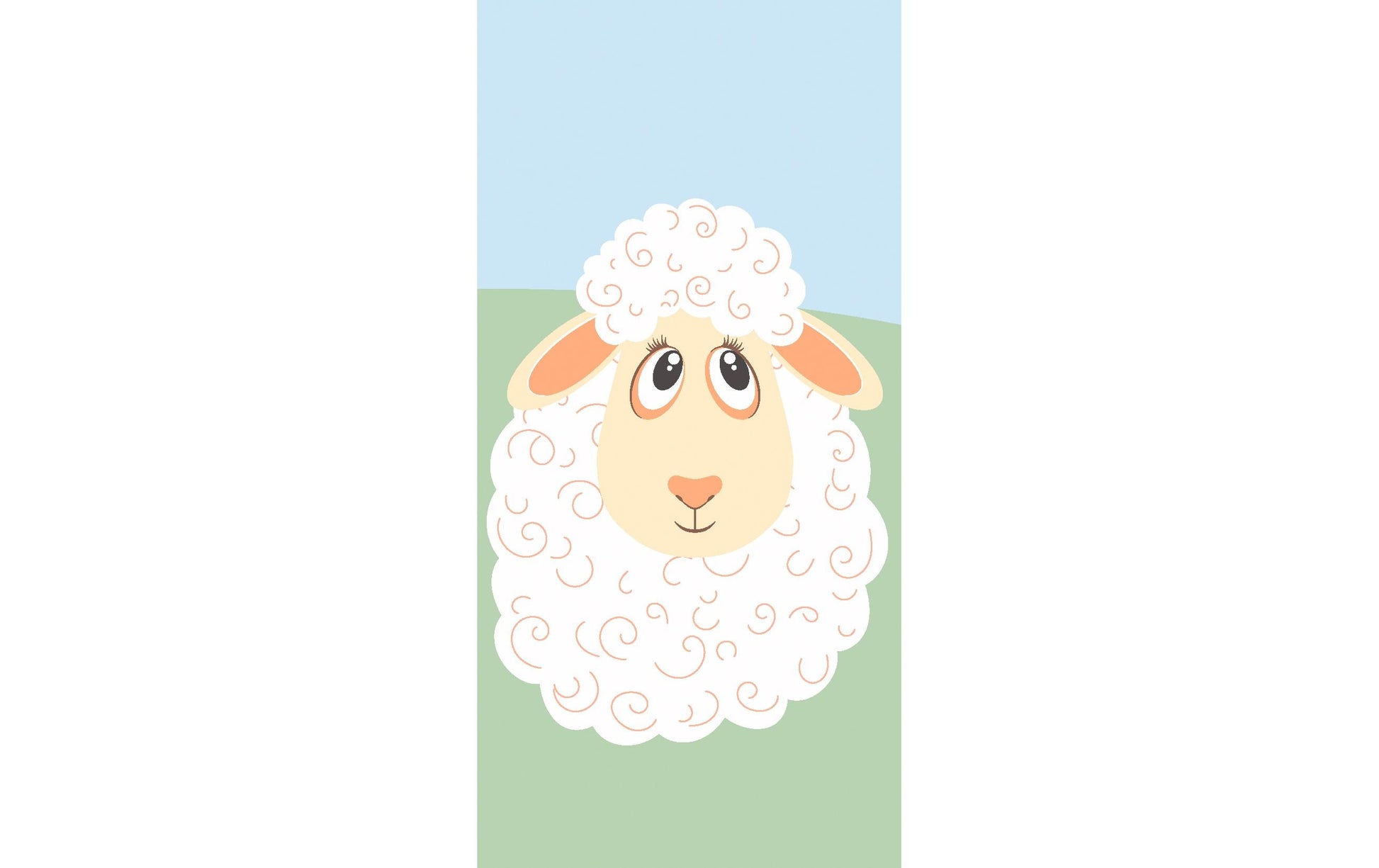 Paper + Design Taschentücher Spring Sheep – 4-lagig, 215 × 220 mm – 10 Taschentücher – FSC, Nordic Swan