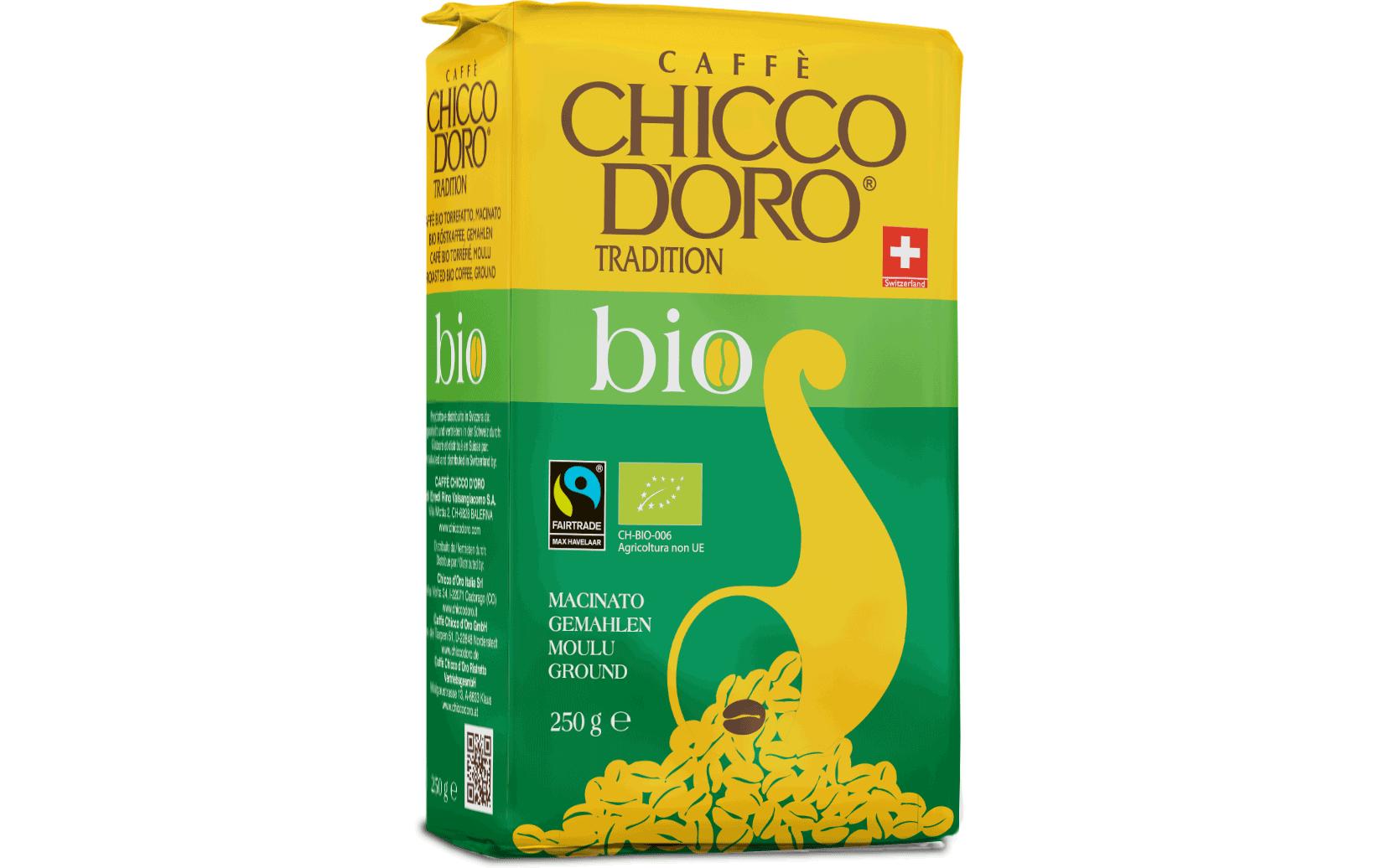 Chicco d'oro Max Havelaar – Bohnenkaffee – Café Crème, Bio, Arabica/Robusta, 250 g