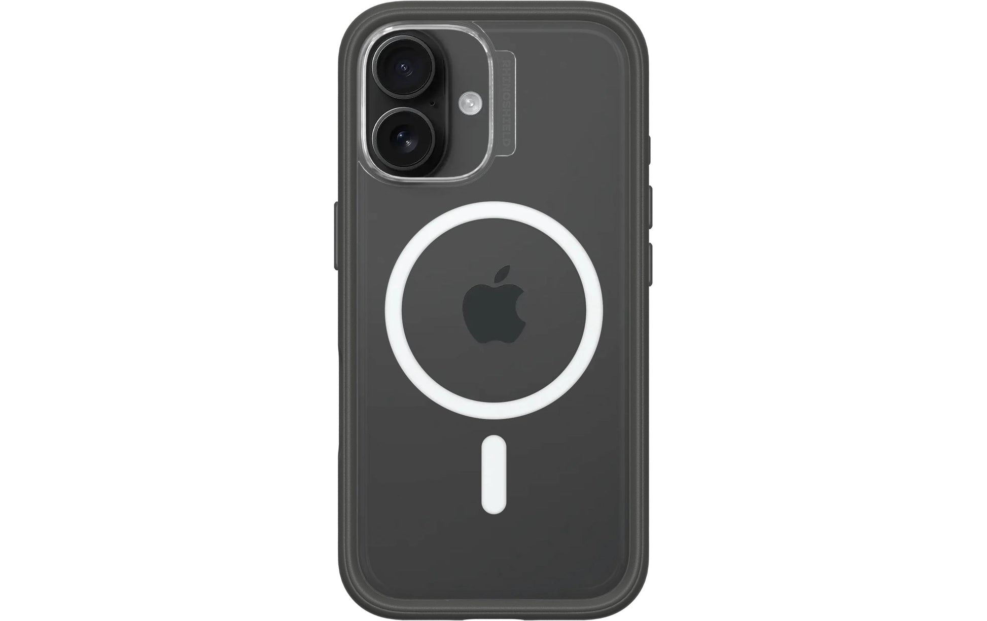 RhinoShield Mod NX – Backcover – für Apple iPhone 16 – MagSafe, Acryl+TPE, Graphit / Transparent