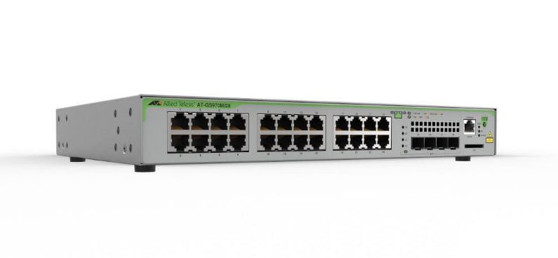 Allied Telesis AT-GS970M/18PS-50 – Managed L3 Switch – 16× 1G, 2× SFP, 19", 1U
