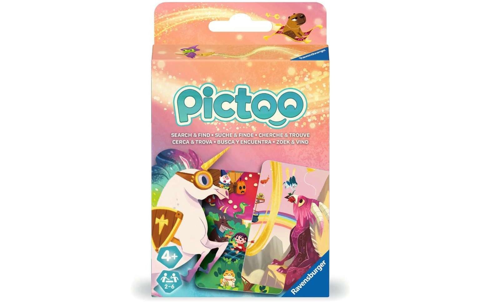 Ravensburger Pictoo Fantasy – Kartenspiel, 2–6 Spieler, ab 4 Jahren, 15 Min., mehrsprachig