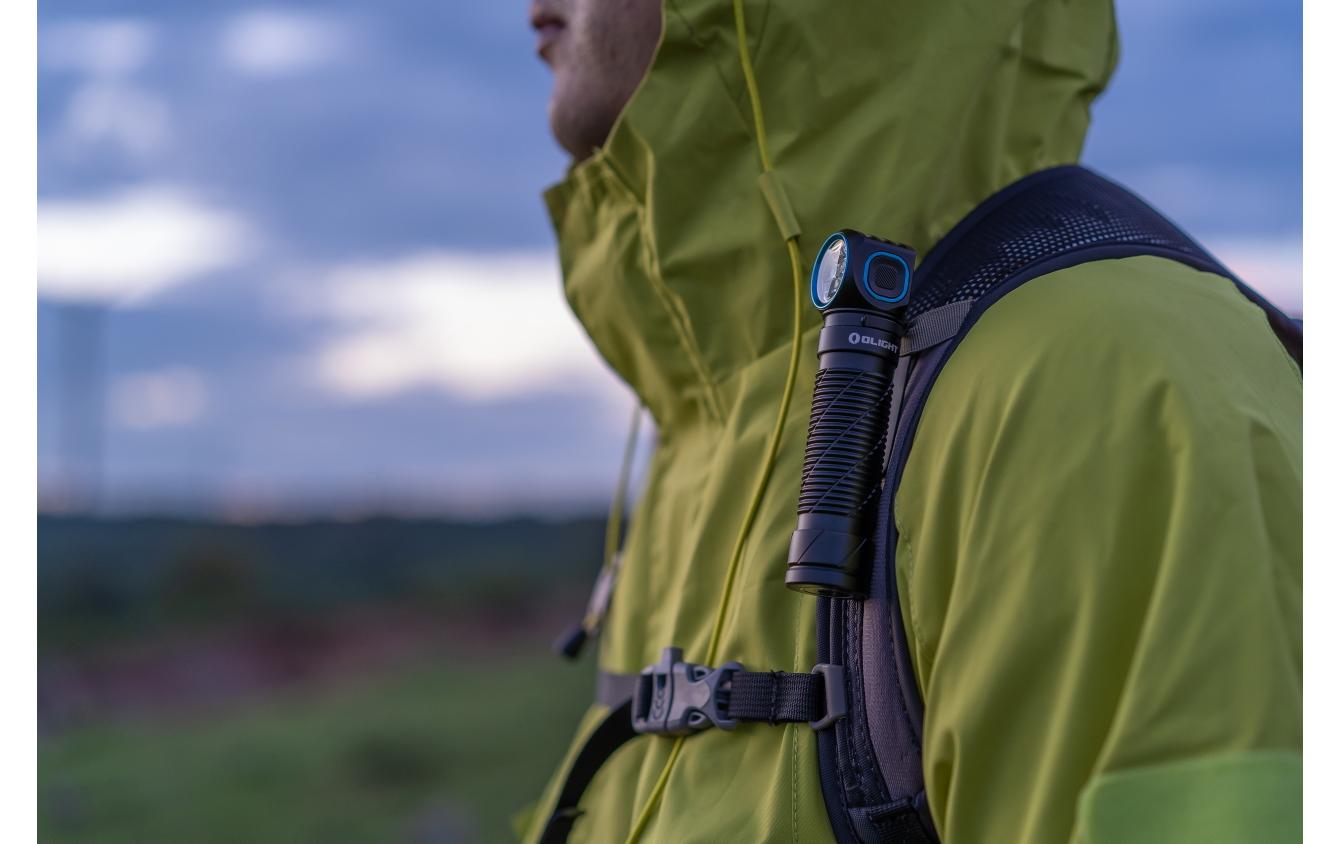Olight Stirnlampe Perun 3 – 3000 lm, 160 m, Laufzeit 480 h, 5000 mAh – Schwarz