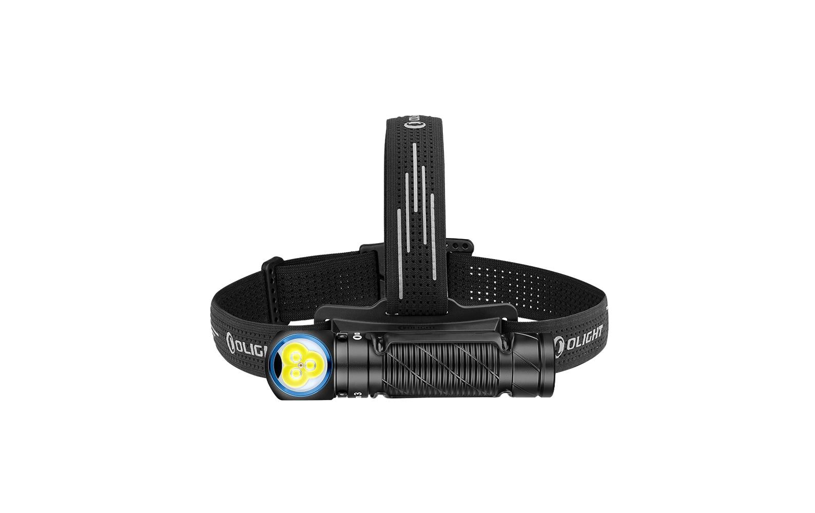 Olight Stirnlampe Perun 3 – 3000 lm, 160 m, Laufzeit 480 h, 5000 mAh – Schwarz