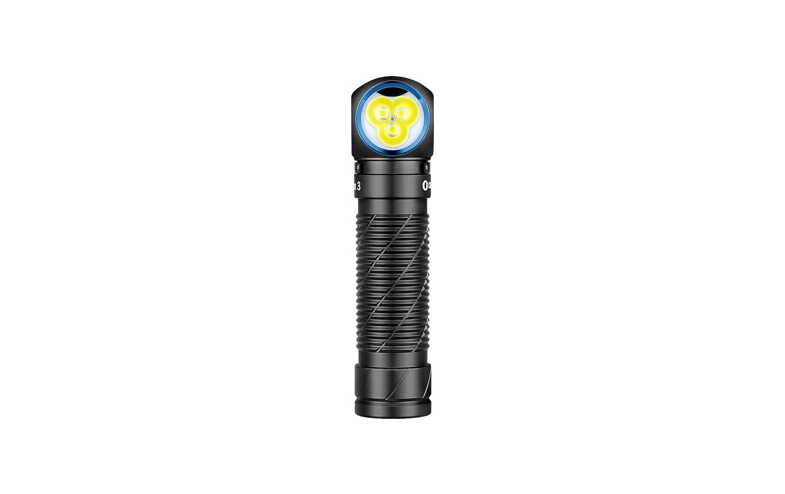 Olight Stirnlampe Perun 3 – 3000 lm, 160 m, Laufzeit 480 h, 5000 mAh – Schwarz