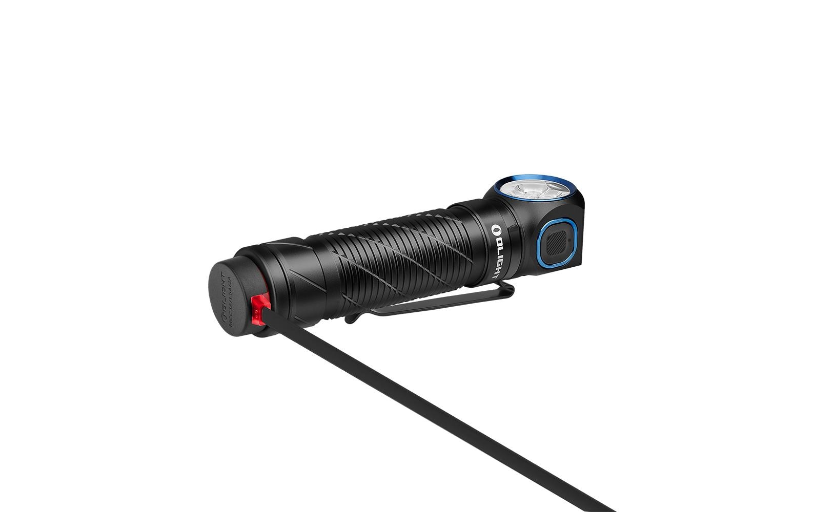 Olight Stirnlampe Perun 3 – 3000 lm, 160 m, Laufzeit 480 h, 5000 mAh – Schwarz