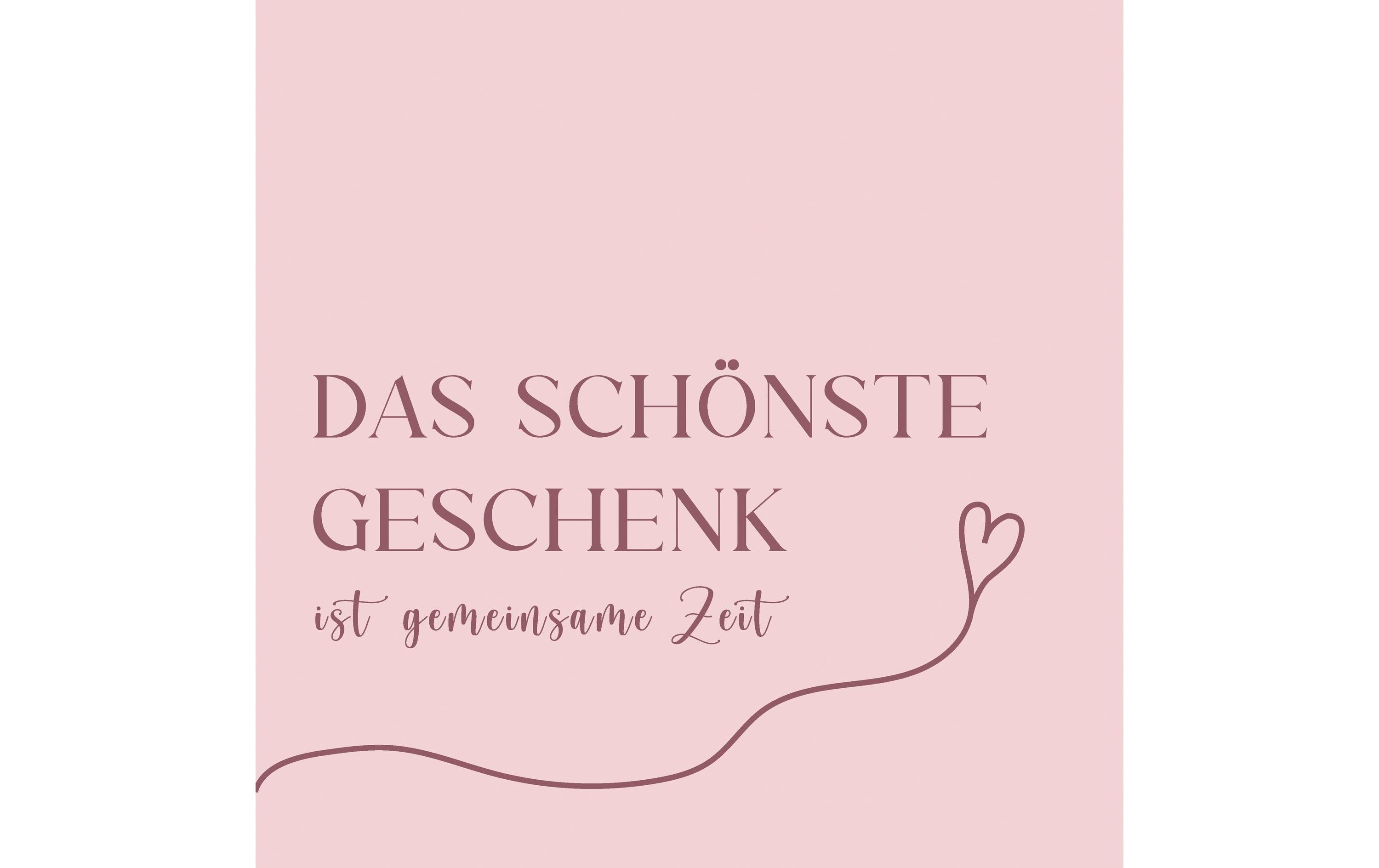 Paper + Design Servietten Zeit rosa – 33 × 33 cm, 3-lagig – 20 Stück