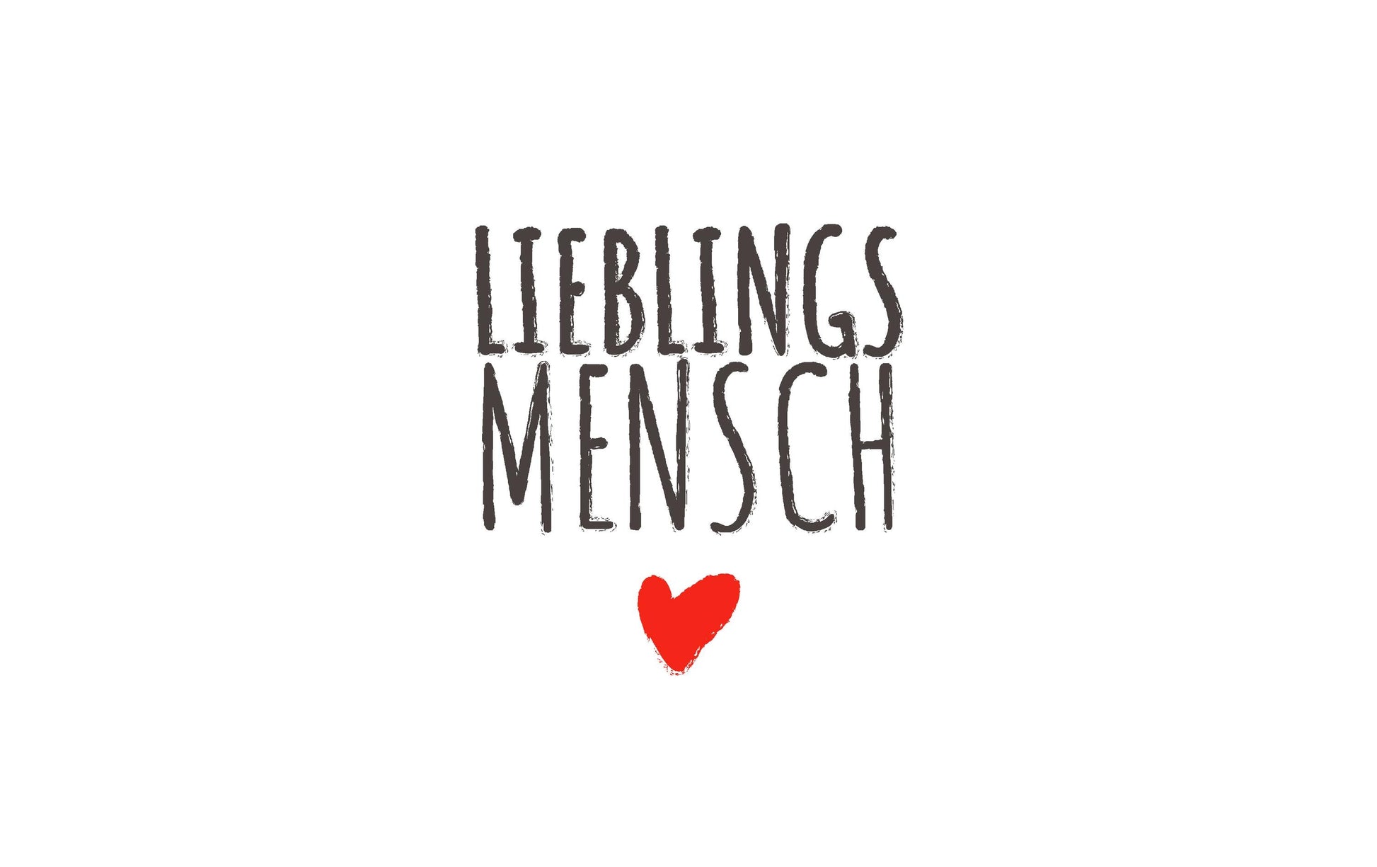 Paper + Design Servietten Lieblingsmensch weiss – 33 × 33 cm, 3-lagig – 20 Stück